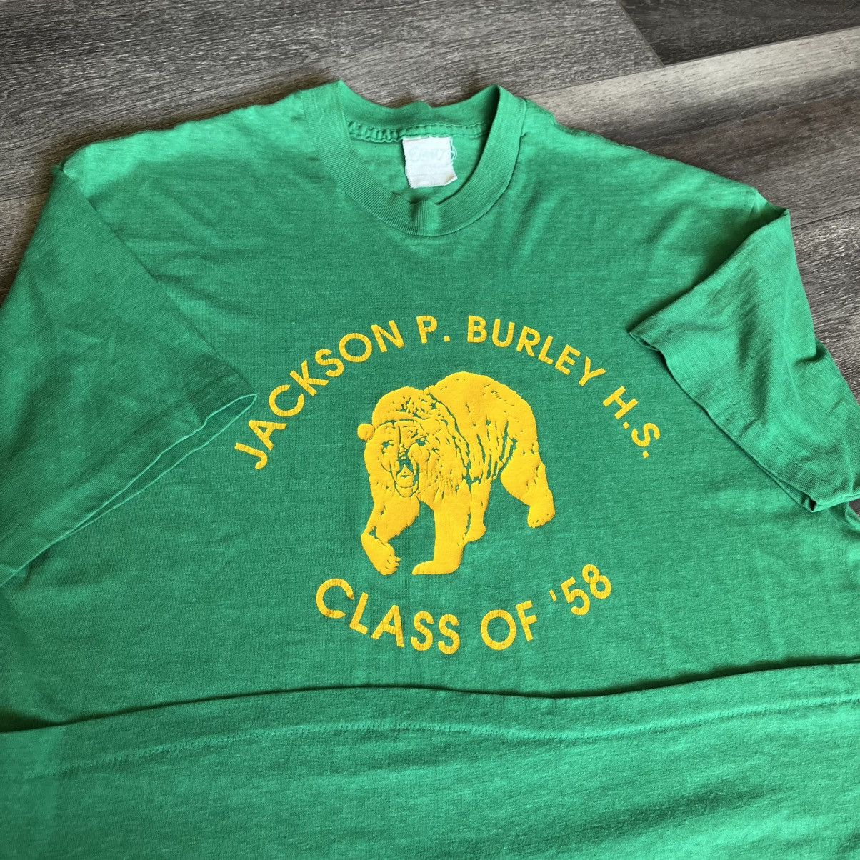 Vintage True Vintage Jackson P Burley H.S. Class of 1958 College Tee Size US L / EU 52-54 / 3 - 4 Thumbnail