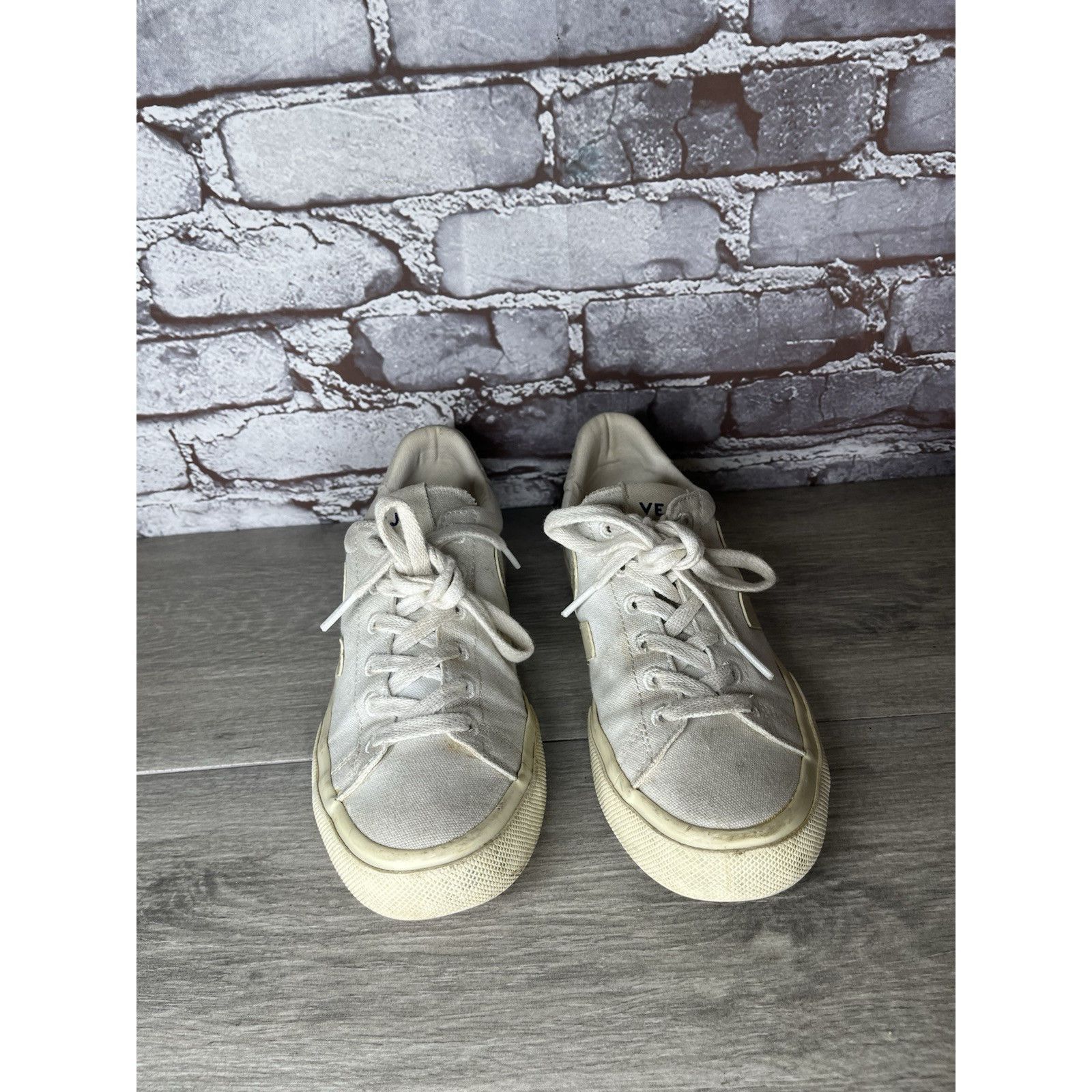 Veja Veja Campo Canvas White Low Top Fashion Sneakers Comfort Cas Size US 6 / IT 36 - 13 Thumbnail