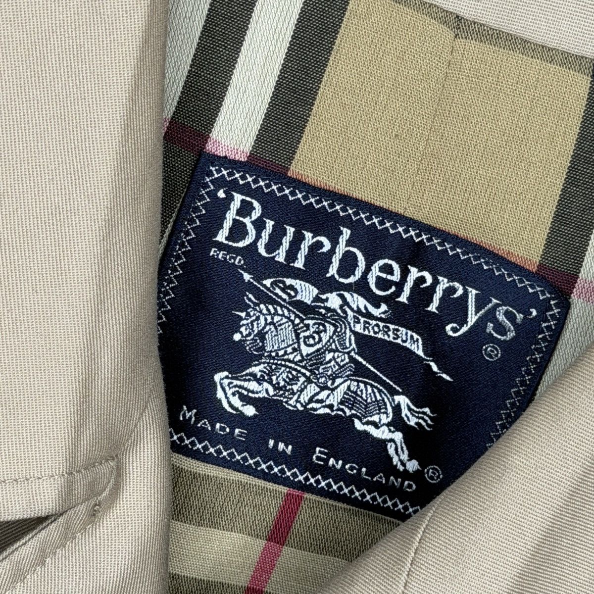 Burberry Vintage Burberry Trench Coat 90s Nova Check Beige Size US M / EU 48-50 / 2 - 6 Thumbnail