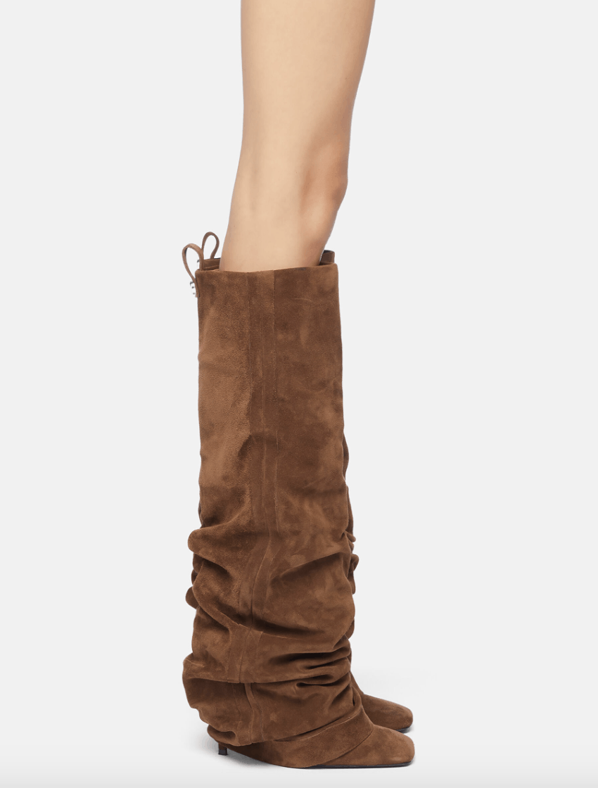 The Attico Rea Suede Leather Tube Boots Size US 7.5 / IT 37.5 - 3 Thumbnail