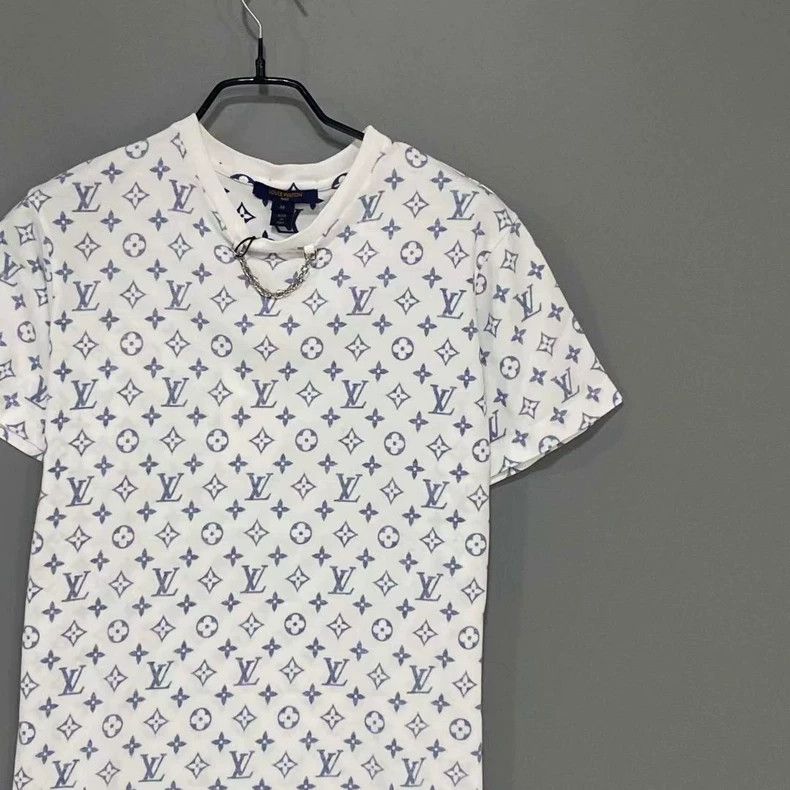 Louis Vuitton Louis Vuitton Chain full print short sleeve Size US M / EU 48-50 / 2 - 3 Thumbnail