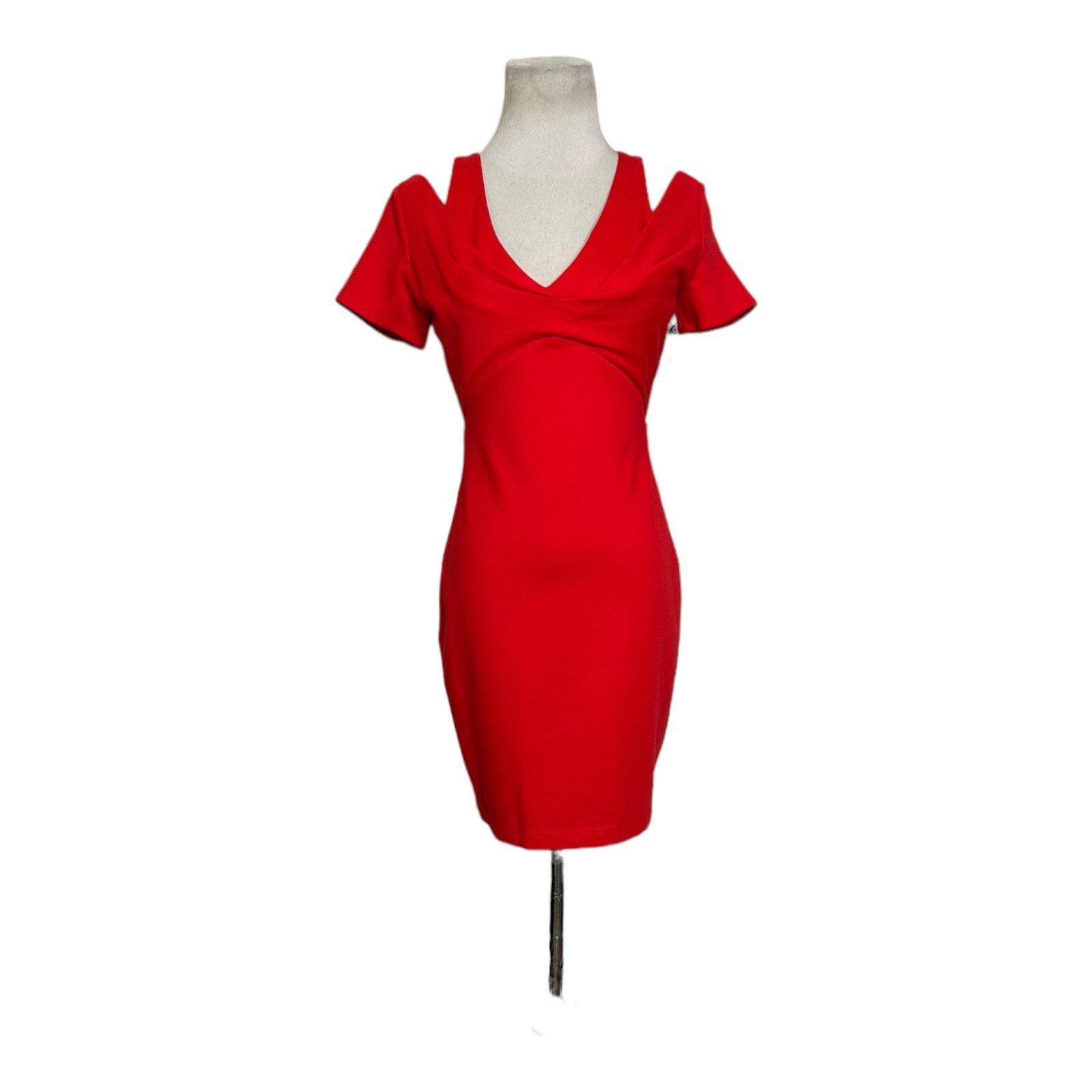 Bailey 44 BAILEY/44 red short sleeves cocktail dress size Small Size S / US 4 / IT 40 - 9 Thumbnail