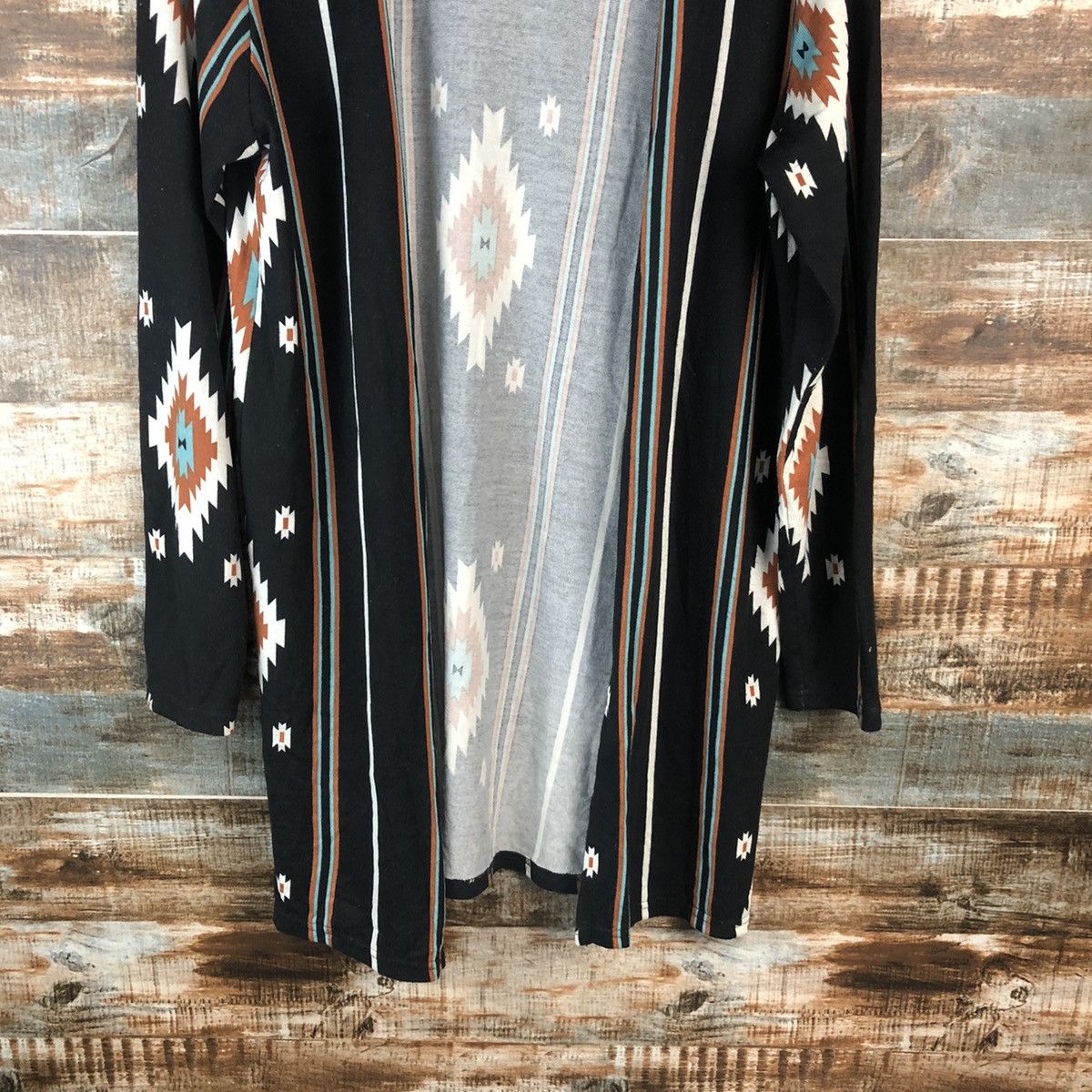 Japanese Brand Bliatanmu navajo Black Cardigan Knitwear #A1593 Size US M / EU 48-50 / 2 - 7 Thumbnail