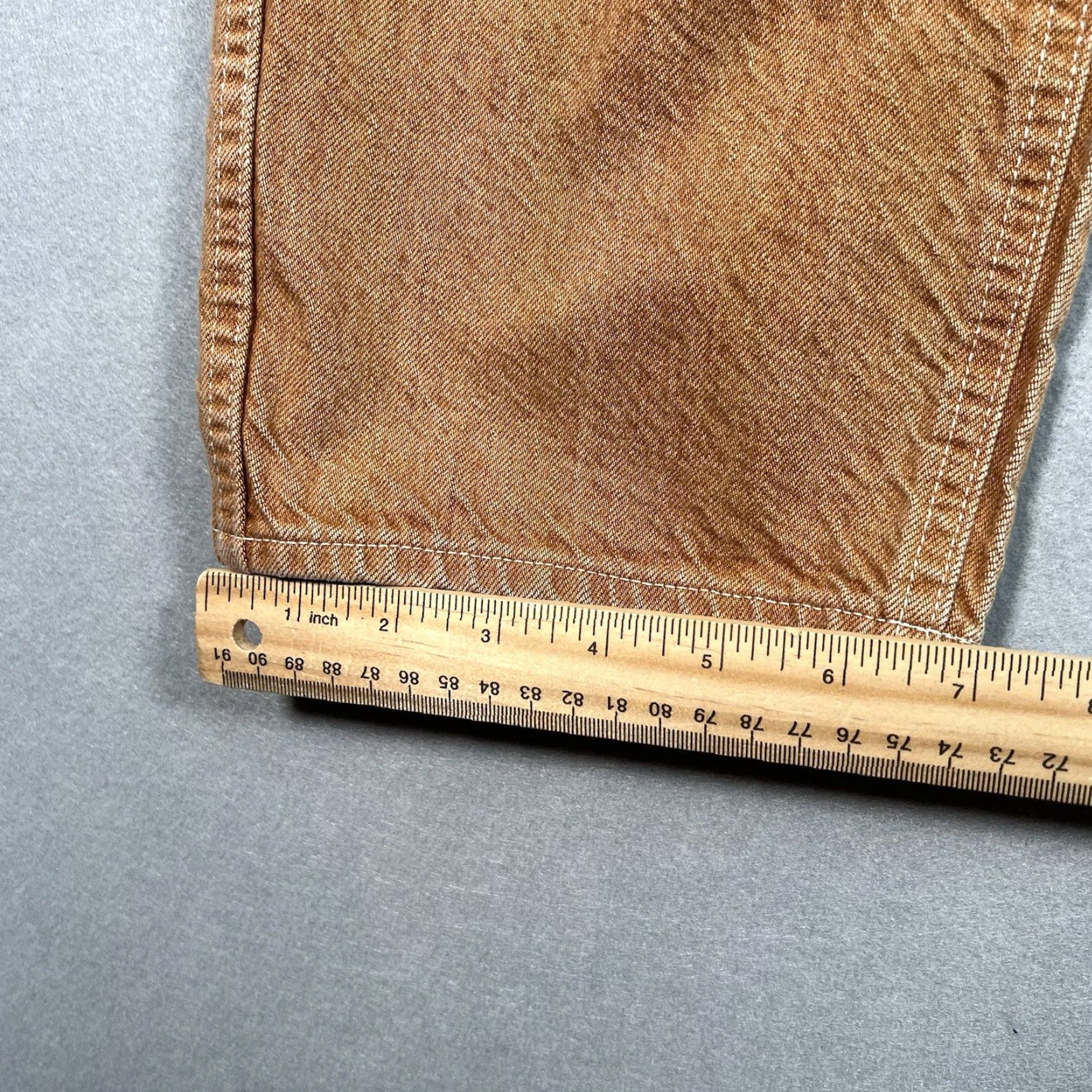 Uniqlo Uniqlo U Jeans Women 25 Brown Medium Wash Denim Straight Womens Size 42" / US 20 - 5 Thumbnail