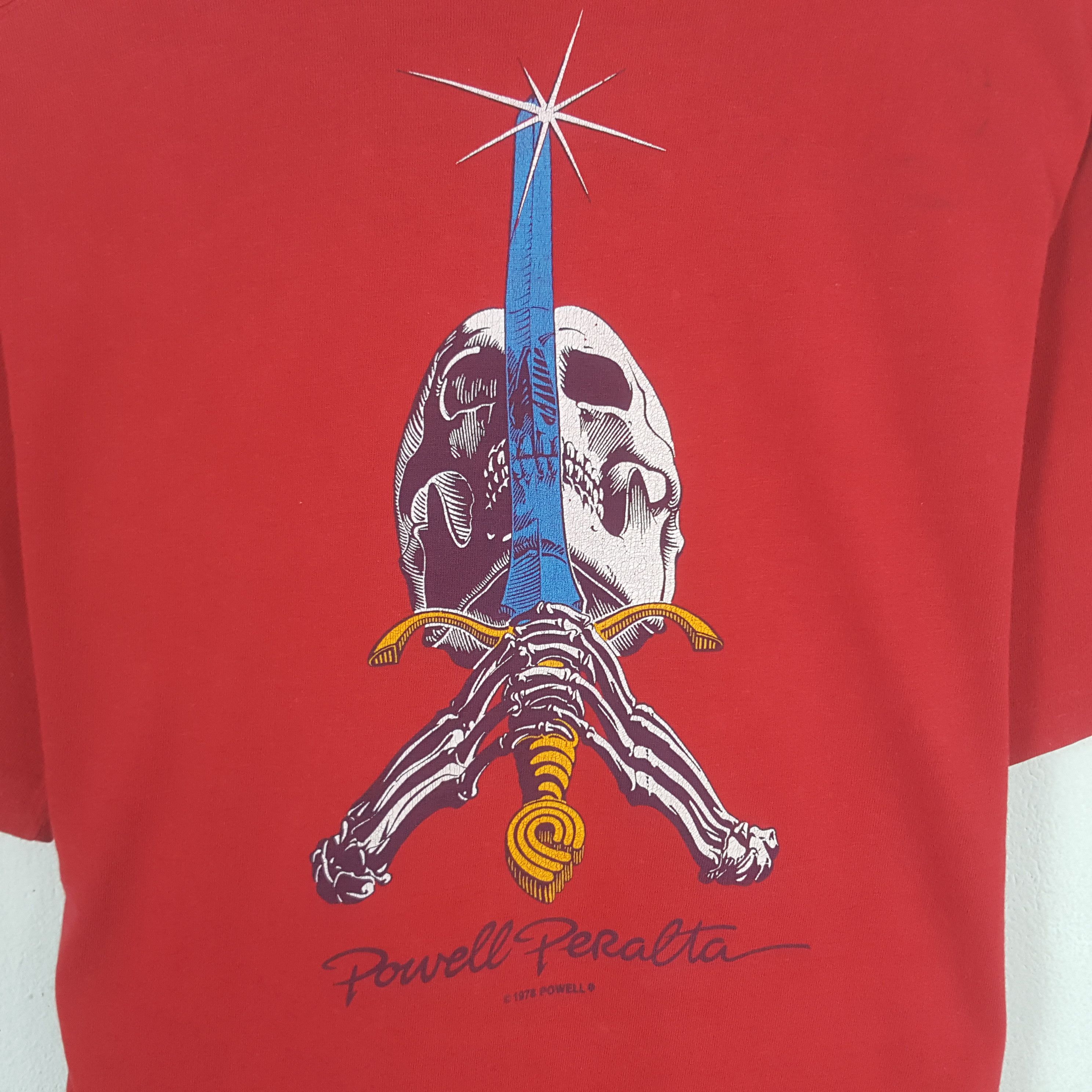 Powell Peralta Vintage Power Peralta Bones Skull Tshirt Size US M / EU 48-50 / 2 - 2 Thumbnail