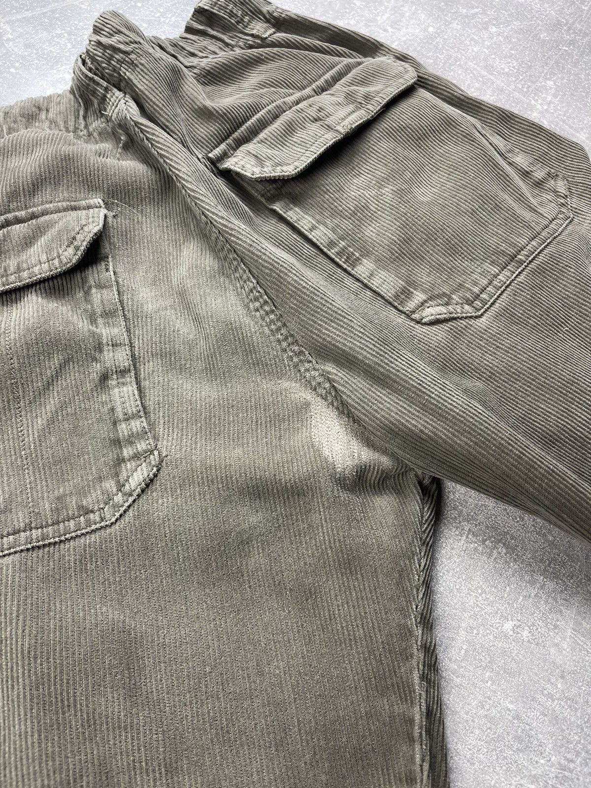 Other Cargo Military Multipocket Corduroy Khaki Pants Size US 28 / EU 44 - 6 Thumbnail
