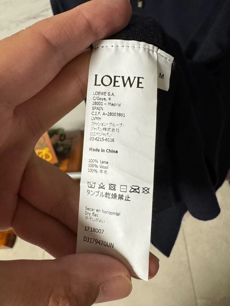 Loewe Loewe Sweater coat dark blue Size M / US 6-8 / IT 42-44 - 4 Thumbnail