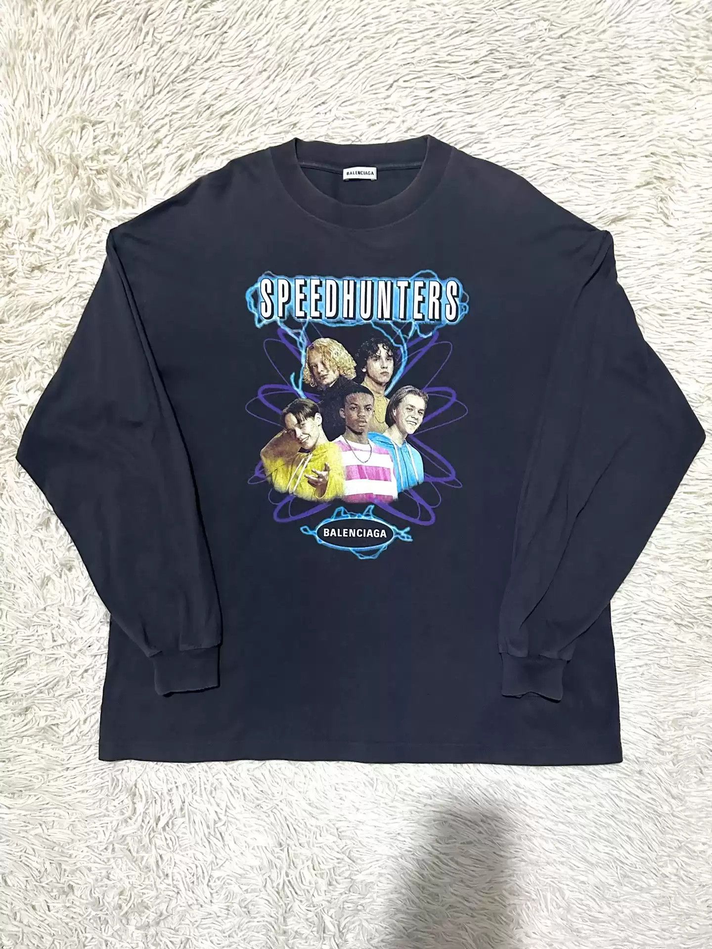 Balenciaga Balenciaga Speed Hunter Washed Old Long Sleeves Size US S / EU 44-46 / 1 - 1 Thumbnail