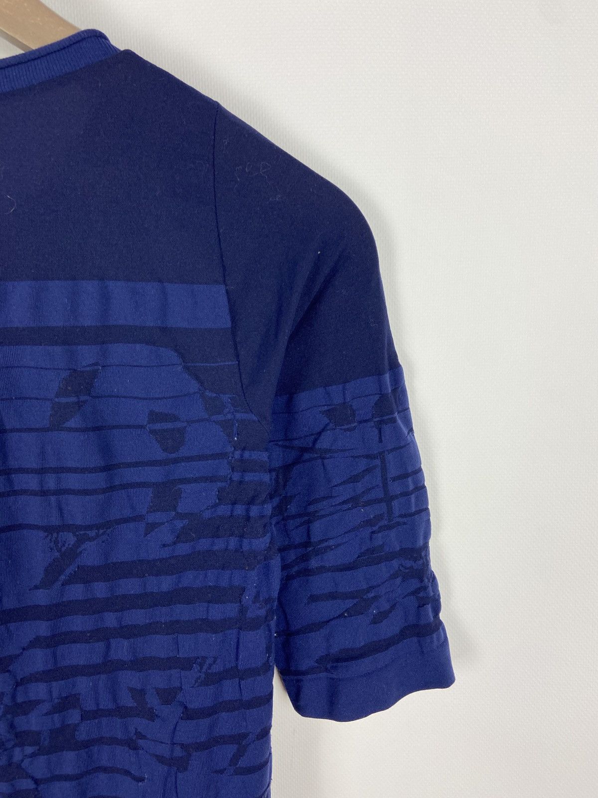 Designer × Marithe + Francois Girbaud Marithe Francois Girbaud Blue Skinny Top T-Shirt Womens Size S / US 4 / IT 40 - 14 Thumbnail
