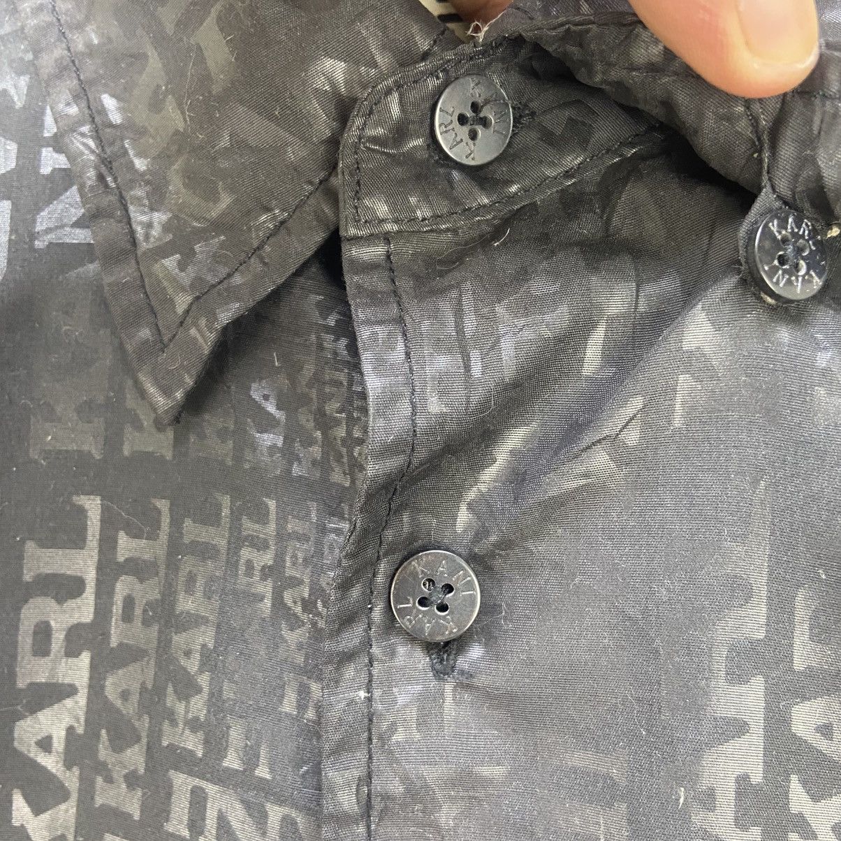Karl Kani Karl Kani Full Print Monogram Polyester Shirt Size US XL / EU 56 / 4 - 7 Thumbnail