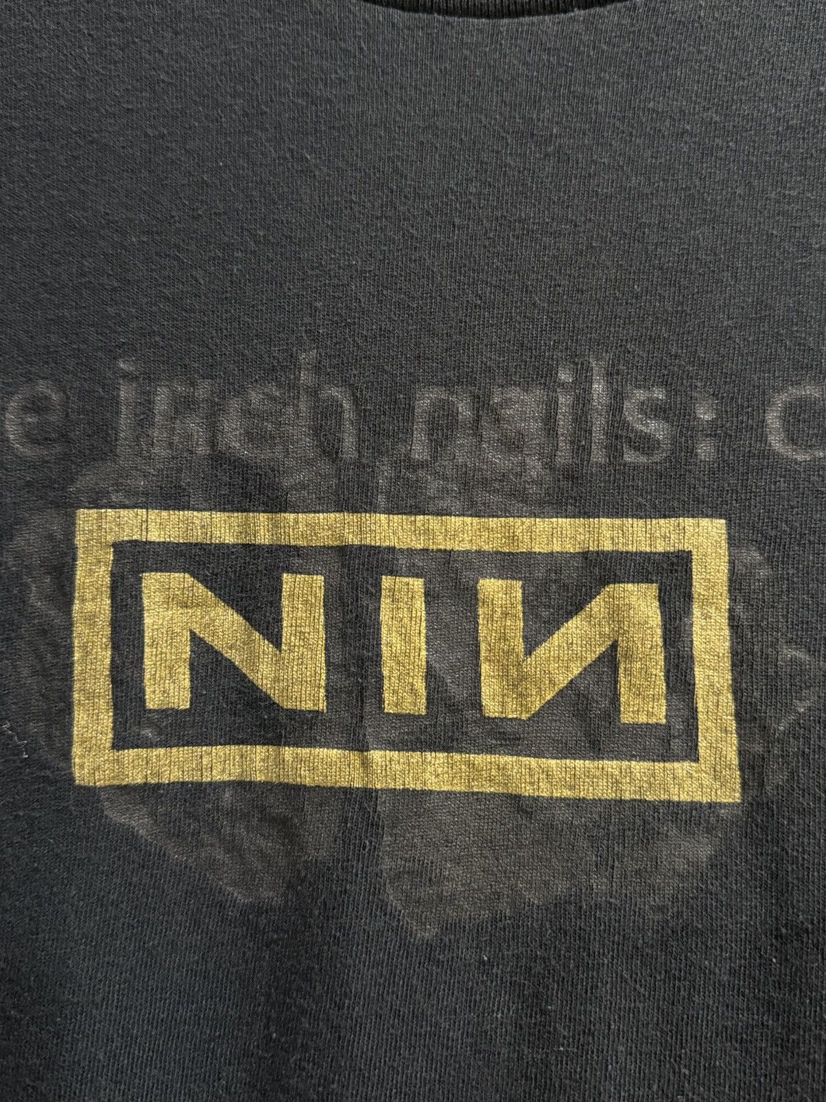 Band Tees Vintage 90s Nine Inch Nails Closure Box Faded Tee Size US XXL / EU 58 / 5 - 4 Thumbnail
