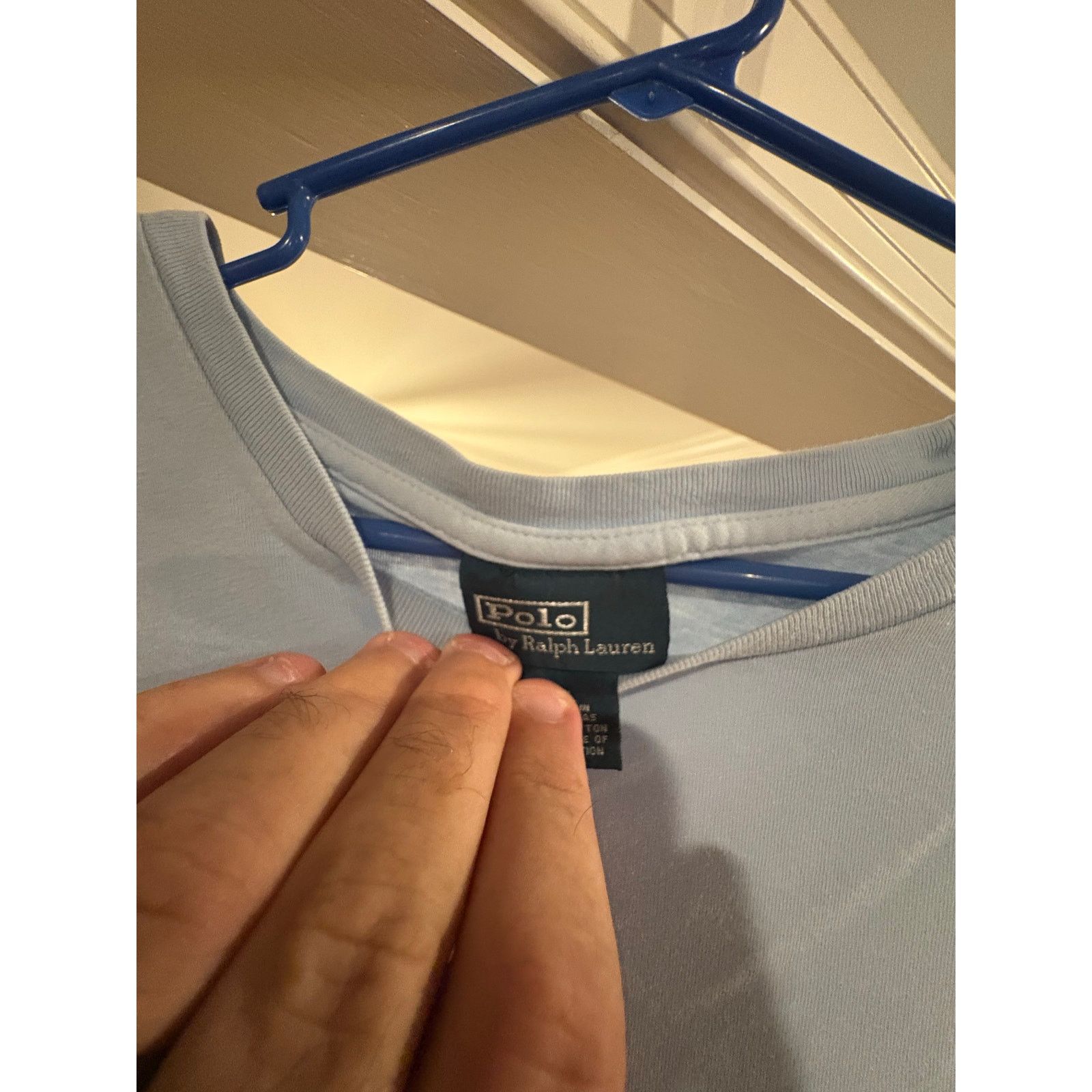 Polo Ralph Lauren Polo Ralph Lauren Men’s T-Shirt – Light Blue – XL Size US XL / EU 56 / 4 - 5 Thumbnail