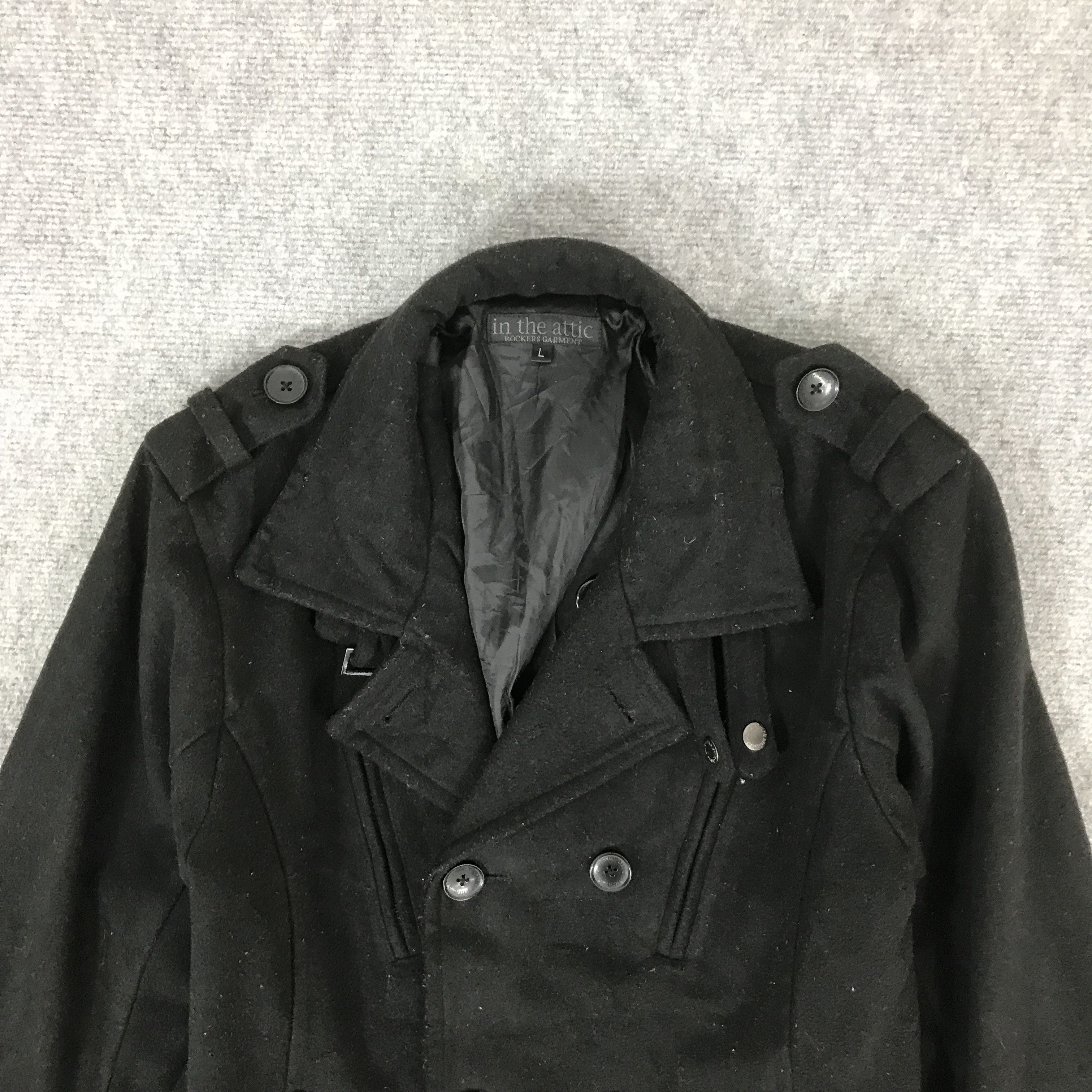 In The Attic IN THE ATTIC JAPAN WOOL BUTTON JACKET K72B1 Size US L / EU 52-54 / 3 - 2 Thumbnail