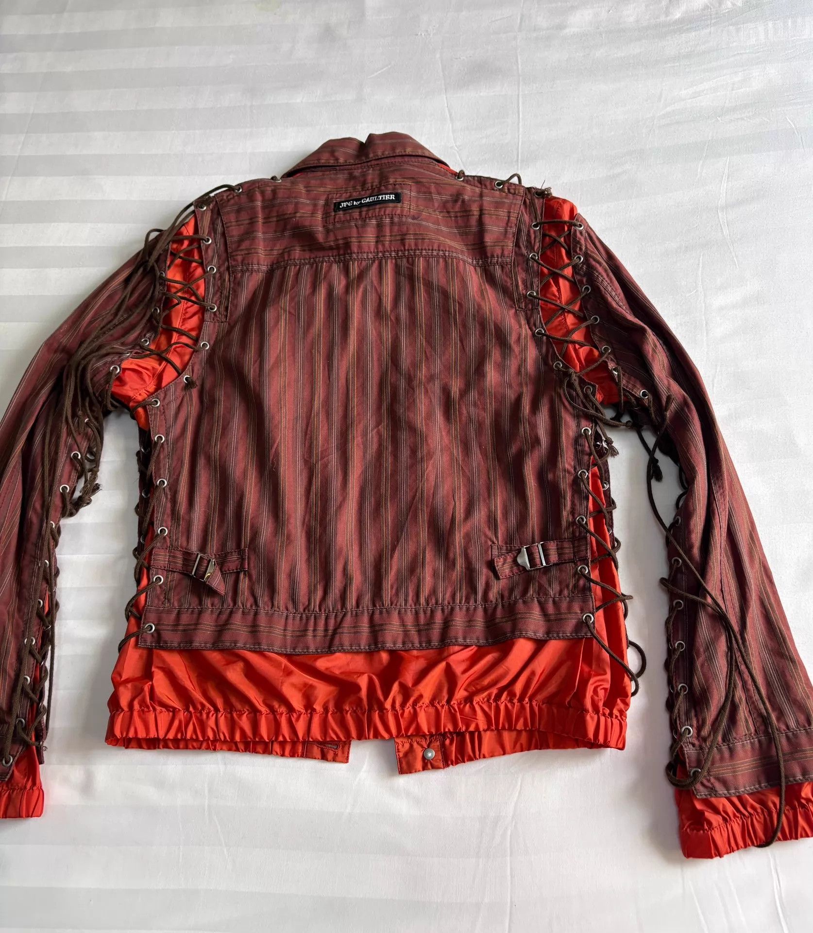Jean Paul Gaultier Jean Paul Gaultier Vintage Archive Belted Lacing Jacket 48 Size US M / EU 48-50 / 2 - 7 Thumbnail