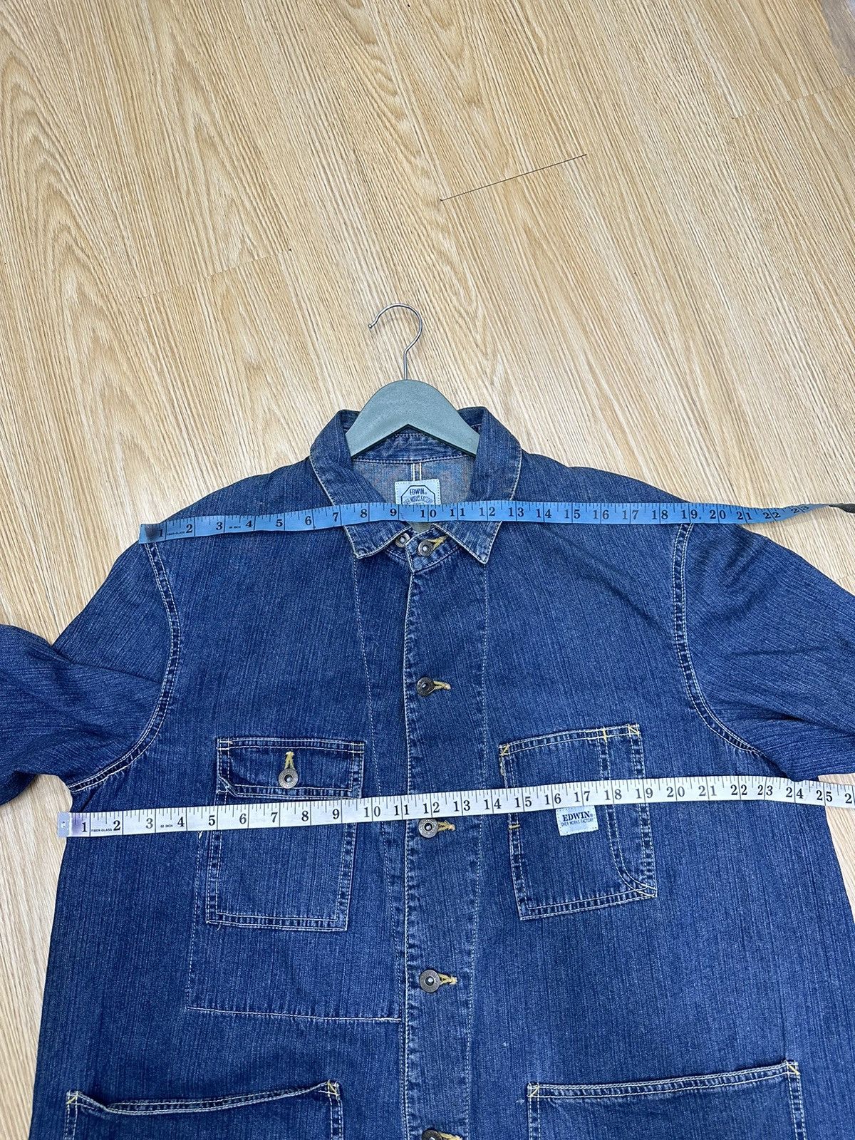 Edwin Vintage Edwin Overworks Factory Denim Jacket MJ84 Size US L / EU 52-54 / 3 - 4 Thumbnail