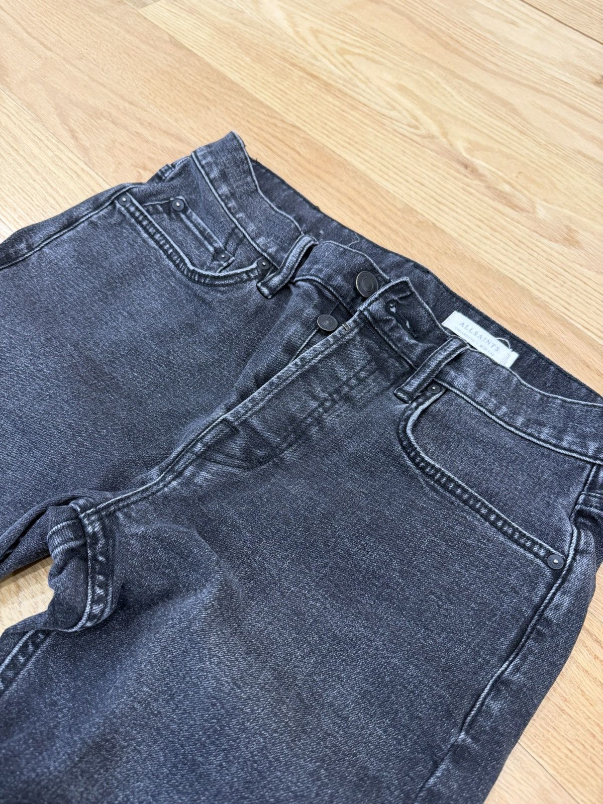 Allsaints Allsaints Cigarette Denim Washed Jeans Size US 30 / EU 46 - 3 Thumbnail