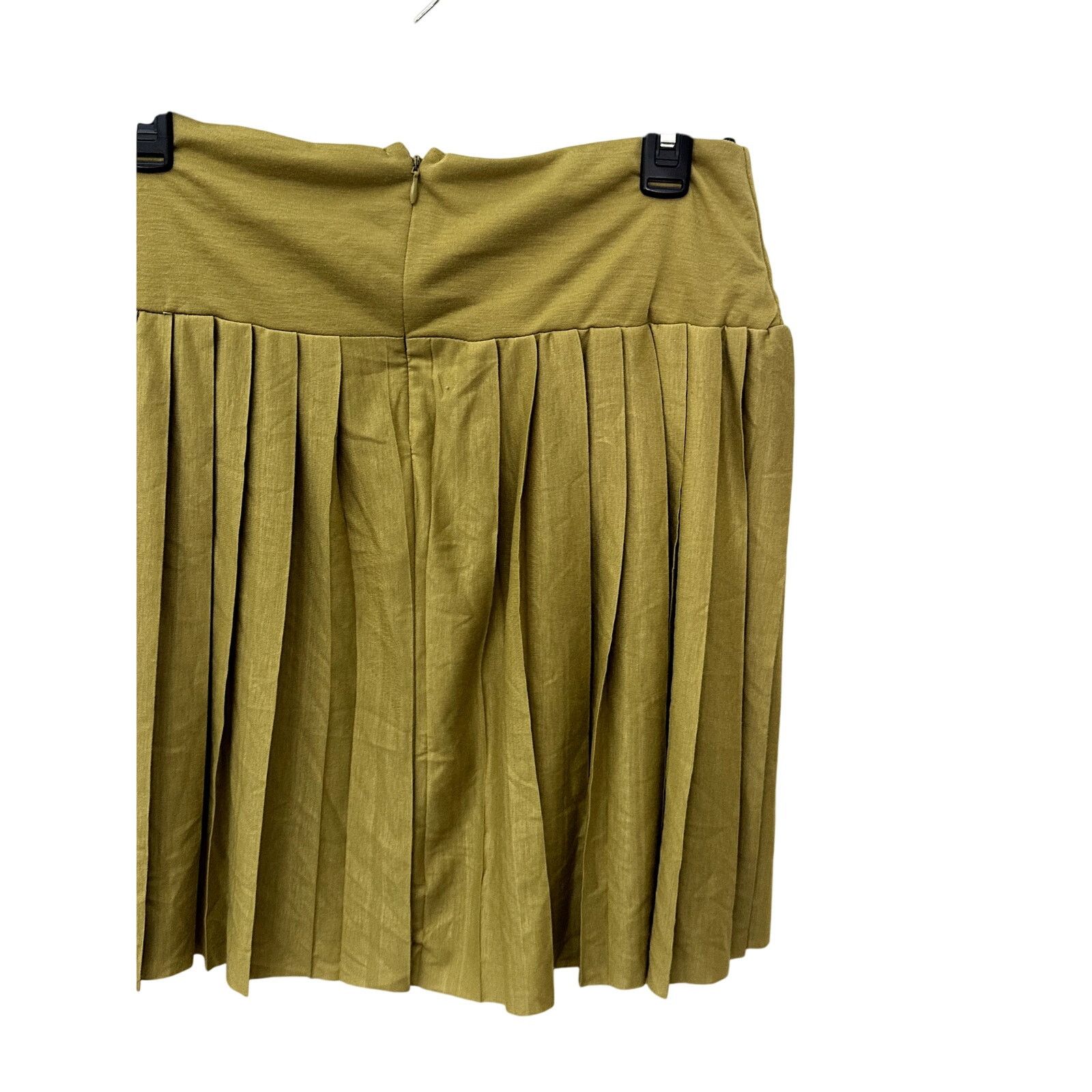 Other Vero Moda Mini Skirt Wide Waistband Pleated Green Medium NWT Size 30" / US 8 / IT 44 - 6 Thumbnail