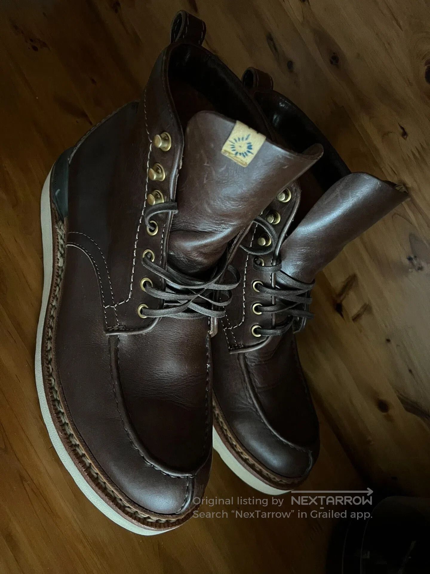 Visvim visvim Armiger Folk Brown Leather Boots. Size US 9 / EU 42 - 9 Thumbnail