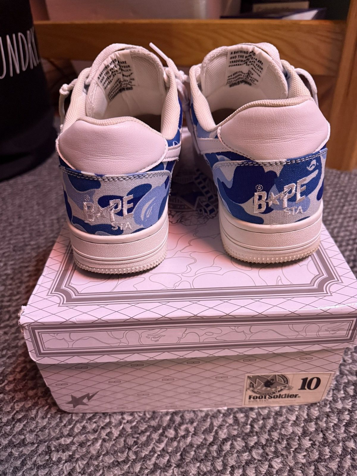 Bape ABC Camo 20th Anniversary Bapesta Size US 10 / EU 43 - 4 Thumbnail