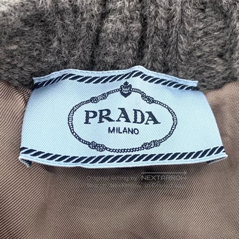 Prada Prada Grey diamond button knitted cardigan coat Size XS / US 0-2 / IT 36-38 - 6 Thumbnail