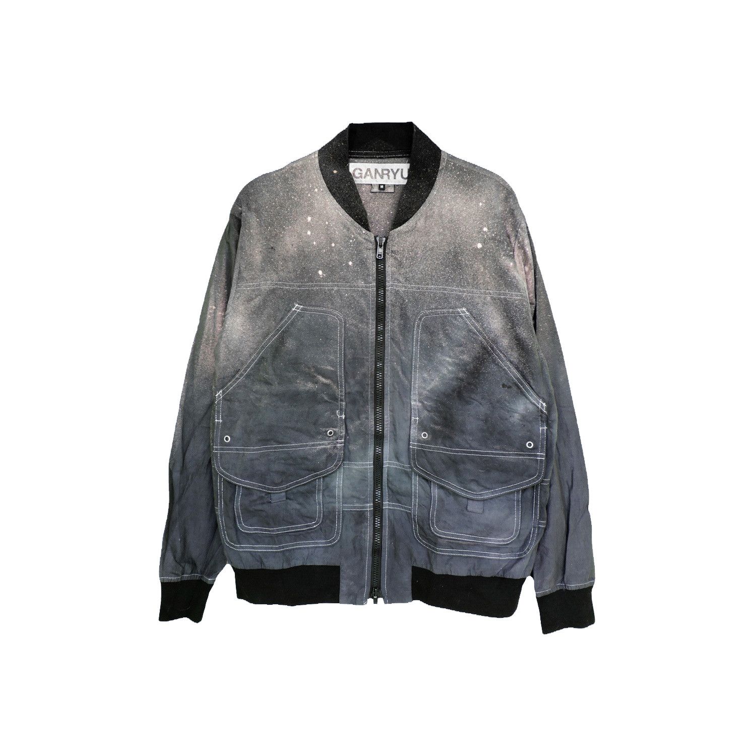 Ganryu GANRYU BLEACHING 'INFORMATION IS NOT KNOWLEDGE' JACKET Size US M / EU 48-50 / 2 - 2 Thumbnail