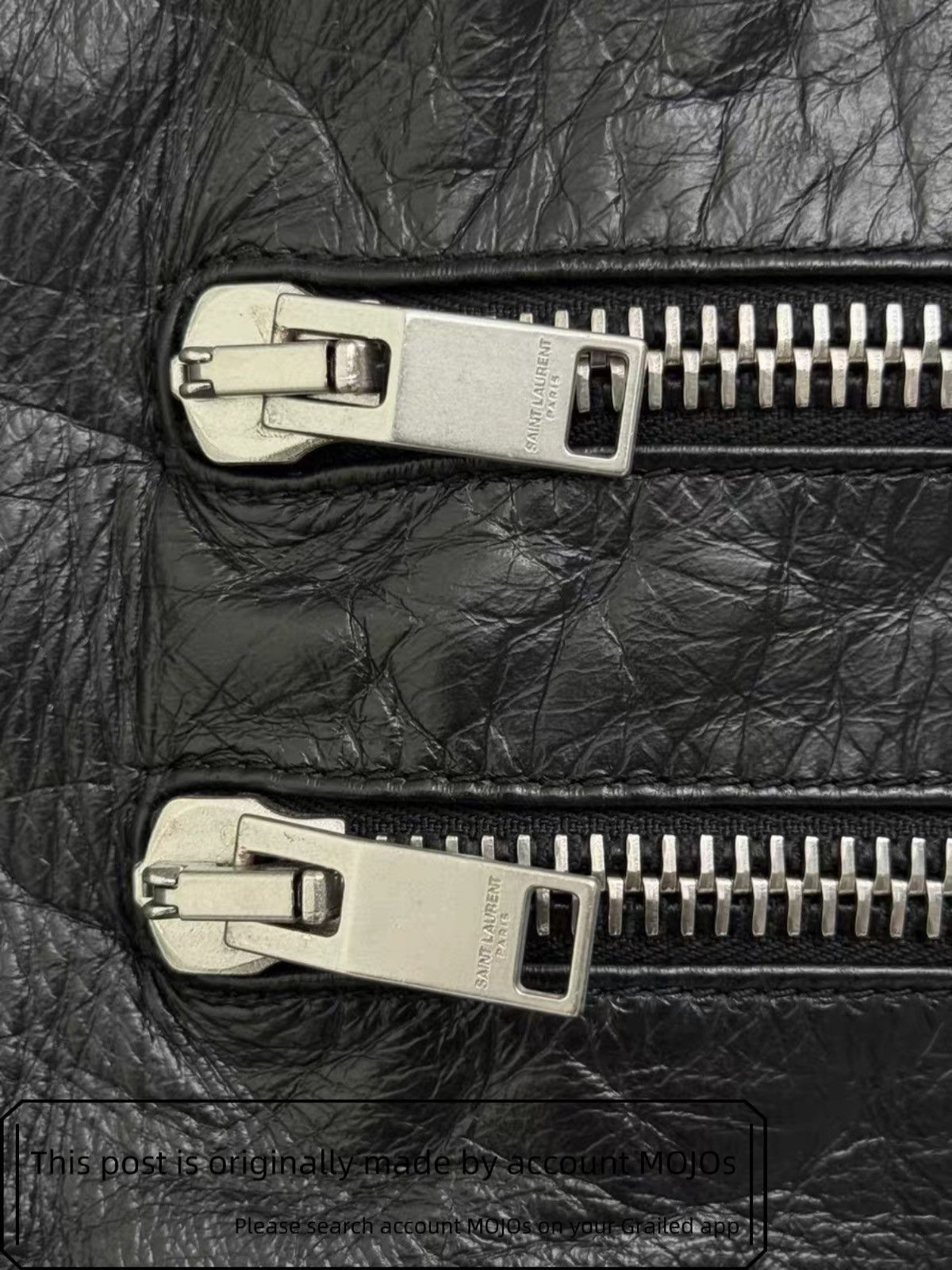 Saint Laurent Paris Sz 46 Saint Laurent Paris 16AW Multi Zip Moto Leather Jacket Size US S / EU 44-46 / 1 - 3 Thumbnail