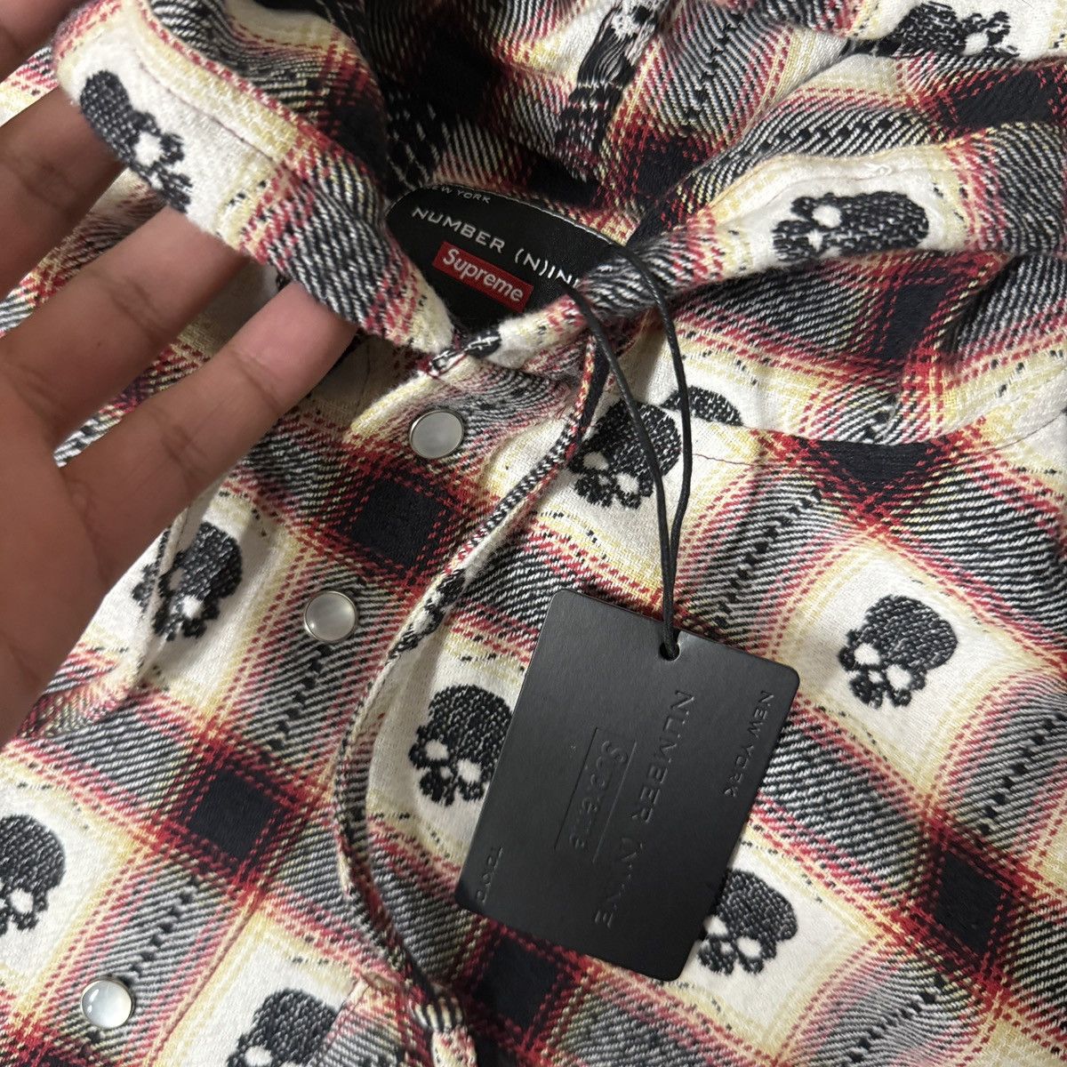 Number (N)ine × Supreme supreme x number (n)ine hooded flannel Size US M / EU 48-50 / 2 - 4 Thumbnail