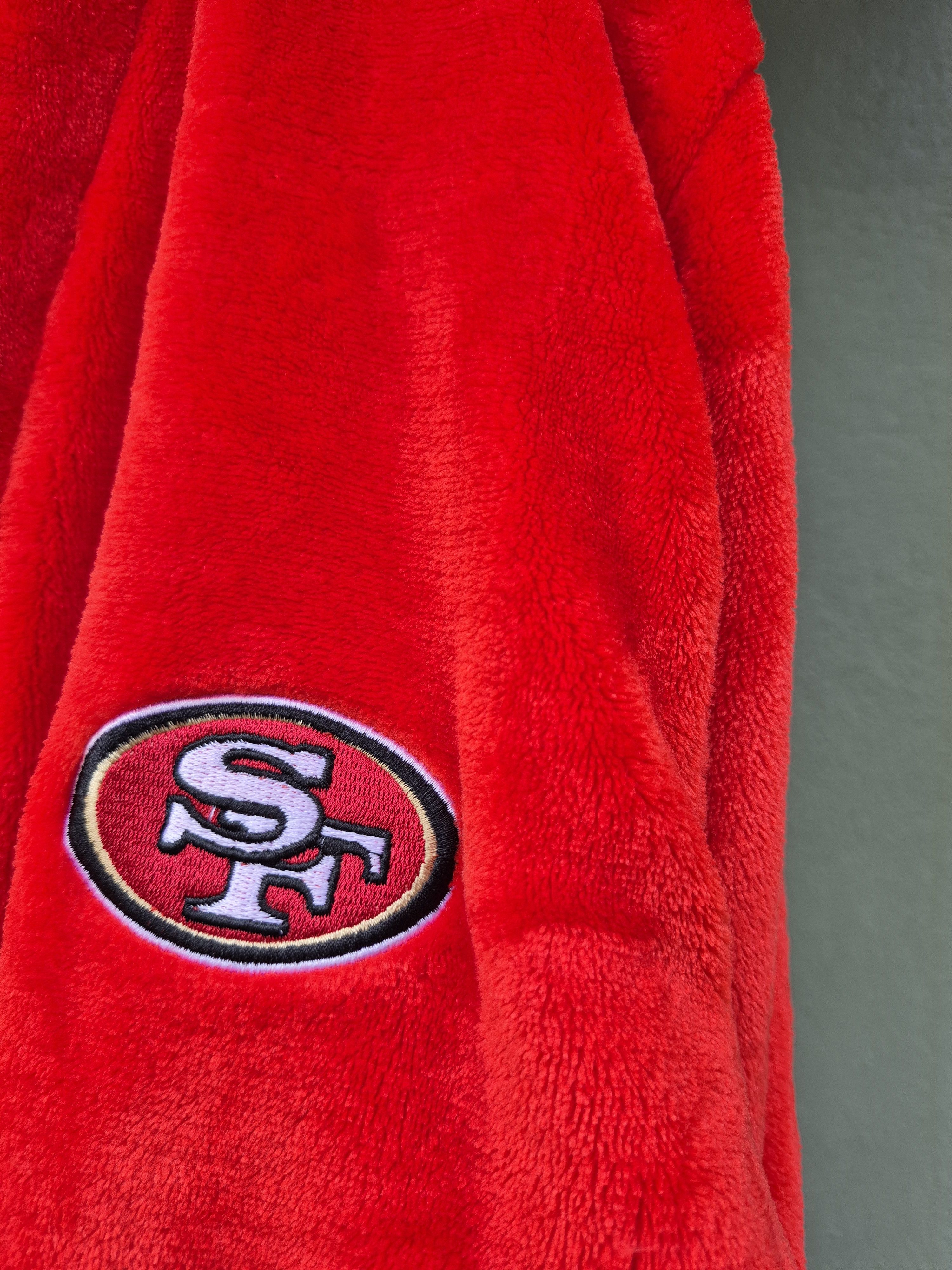 NFL 🔥 Northwest San Fransisco 49ers Fleece Robes Bathrobes Size US XL / EU 56 / 4 - 3 Thumbnail