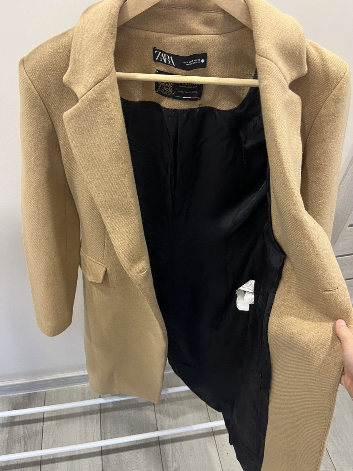 Zara Zara Manteco Women’s Brown Classic Elegant Wool Coat Sz S Size S / US 4 / IT 40 - 6 Thumbnail