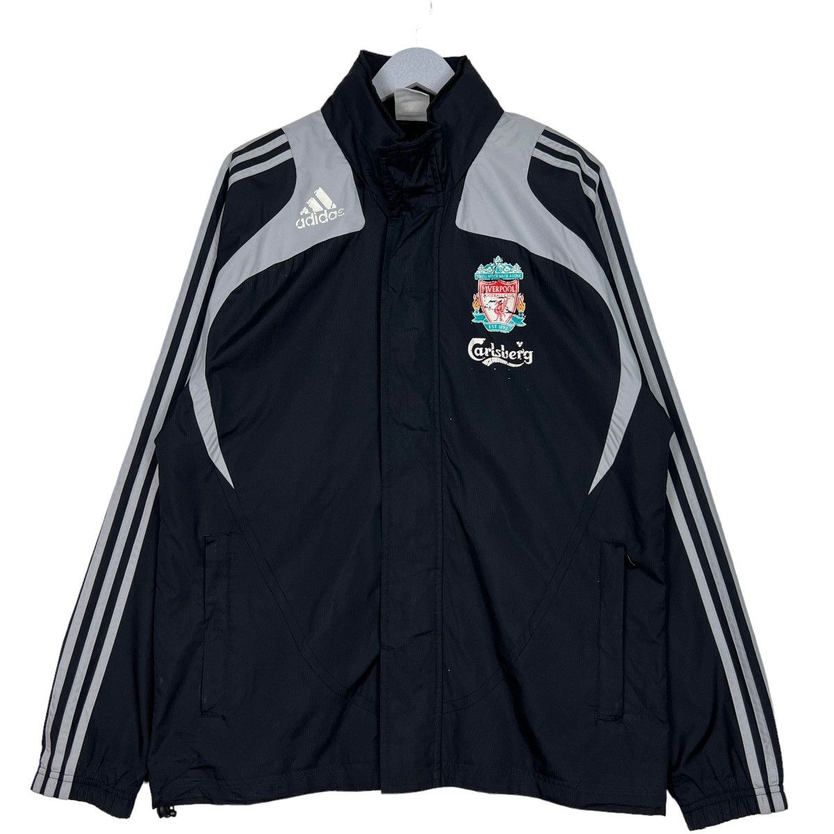 Adidas Y2K LIVERPOOL ADIDAS TRAINER JACKET Size US S / EU 44-46 / 1 - 1 Thumbnail