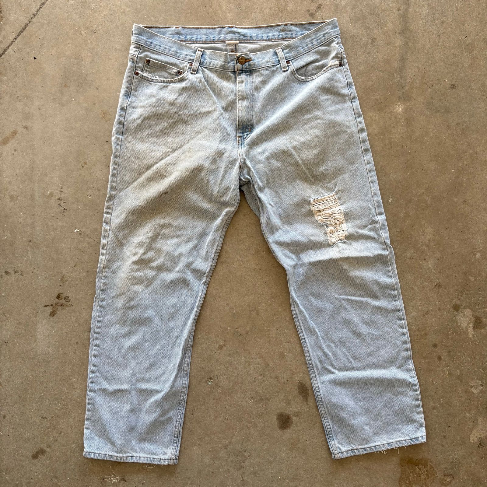 Faded Glory Faded Glory Stone Washed Denim Size 38 x 30 Size US 38 / EU 54 - 1 Thumbnail