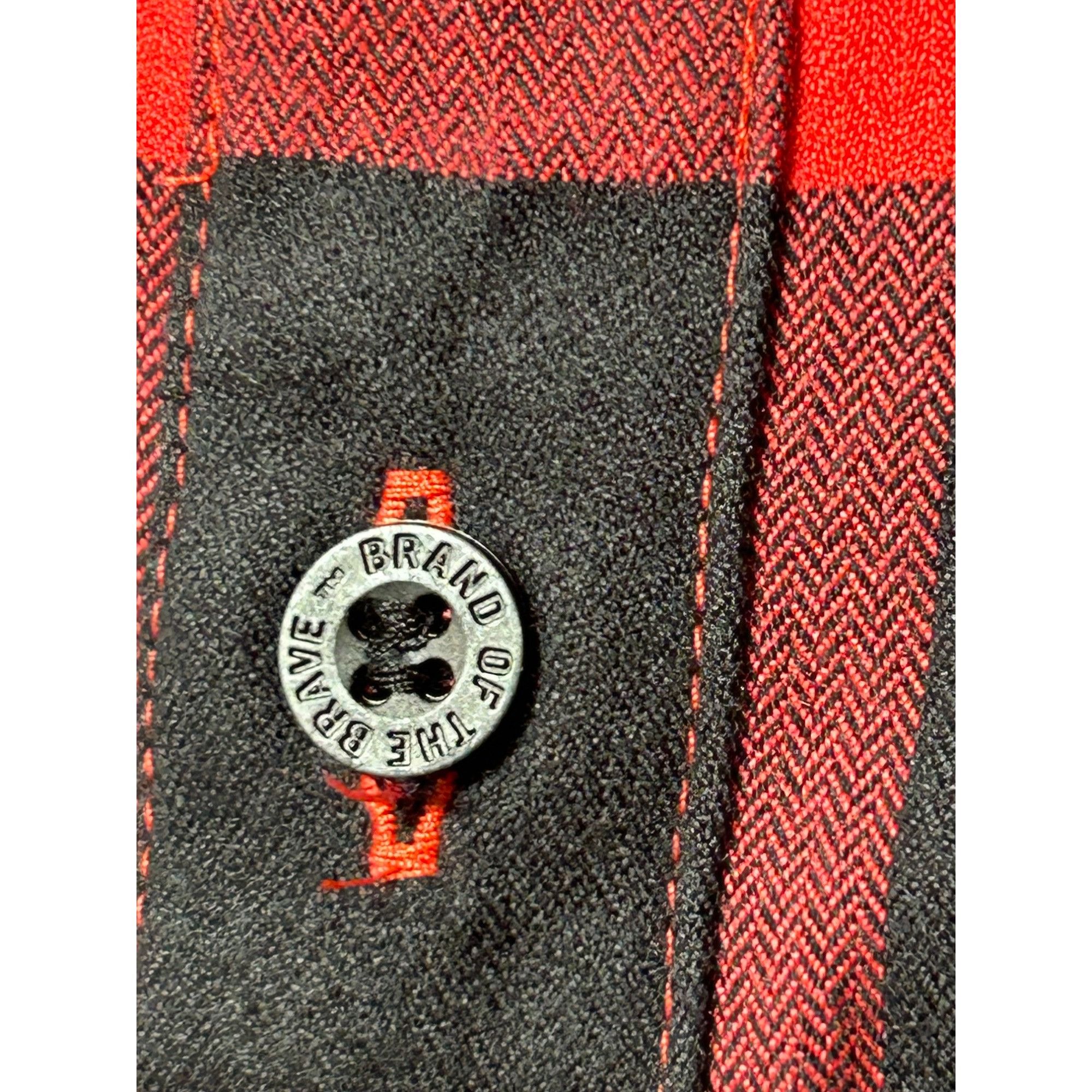 Adidas Adidas Men’s Hiking Flannel Shirt Checkered M Red Maroon Bla Size US M / EU 48-50 / 2 - 9 Thumbnail