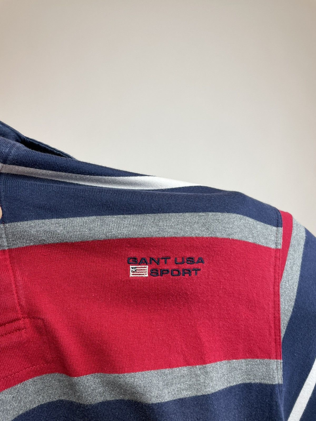 Other GANT USA SPORT Rugby striped polo long sleeve Mens size XL Size US L / EU 52-54 / 3 - 12 Thumbnail