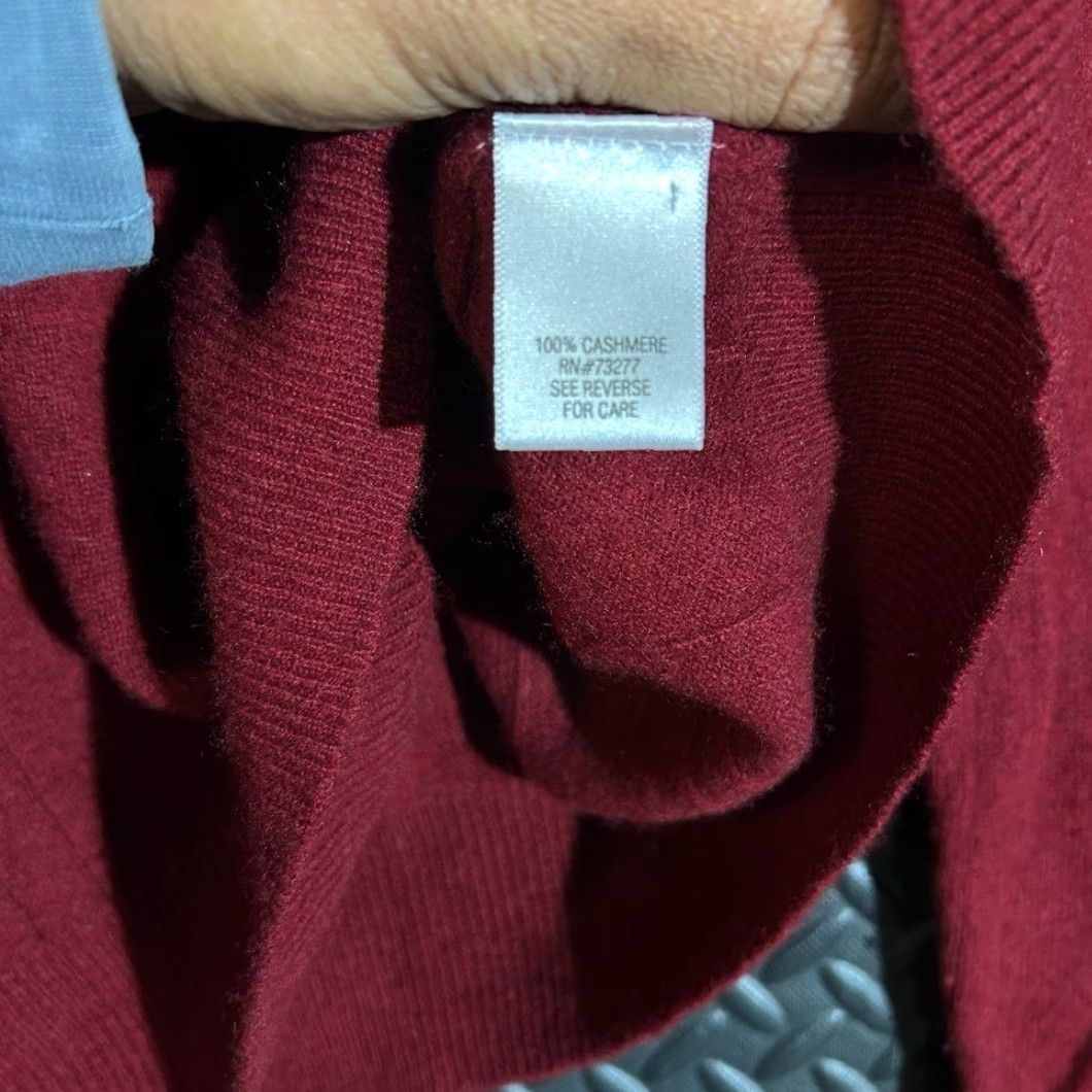 Apt. 9 Apt.9 Red V-Neck Long Sleeve Pullover 100% Cashmere Sweater Men's Size XL Size US XL / EU 56 / 4 - 4 Thumbnail