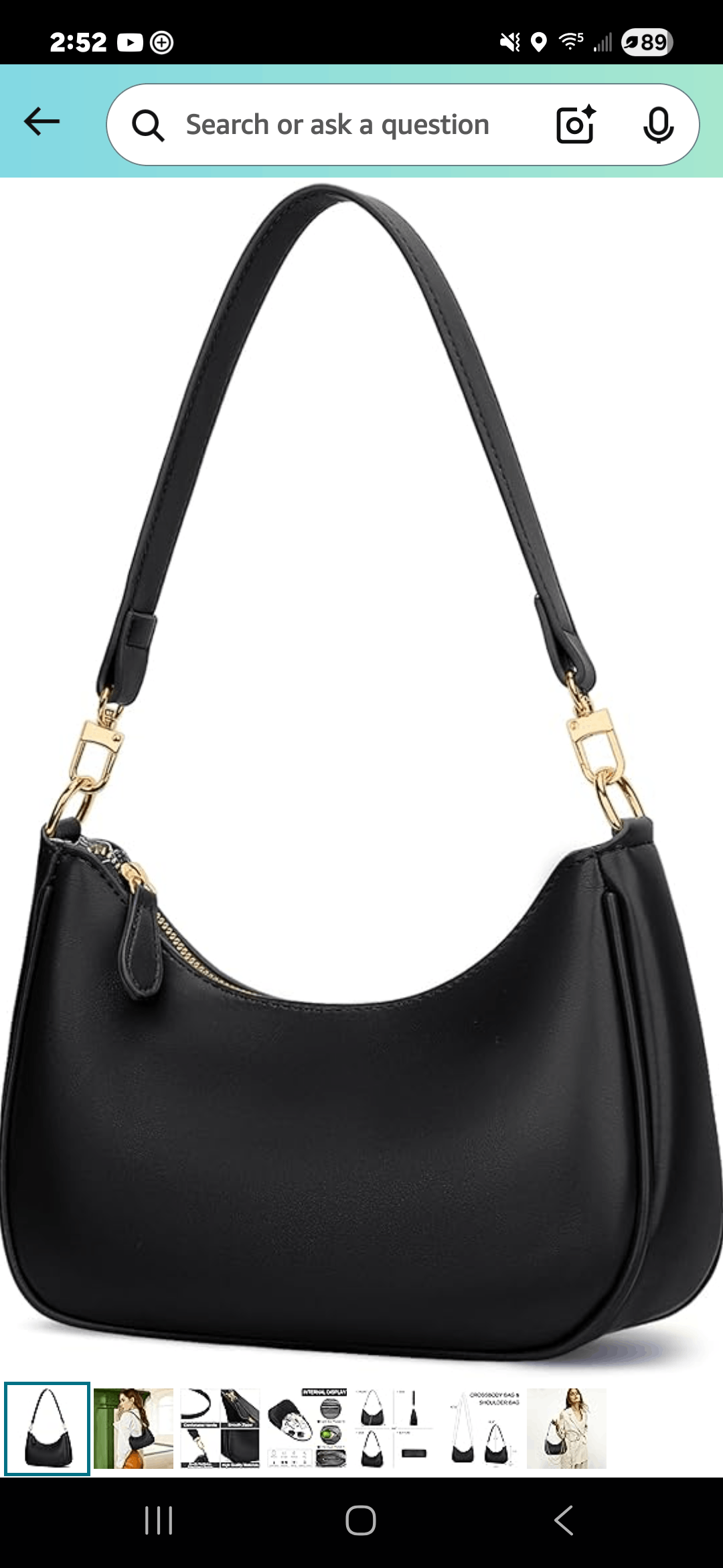 Other KKXIU Small Shoulder Bag for Women Cute Purses Size ONE SIZE - 1 Thumbnail