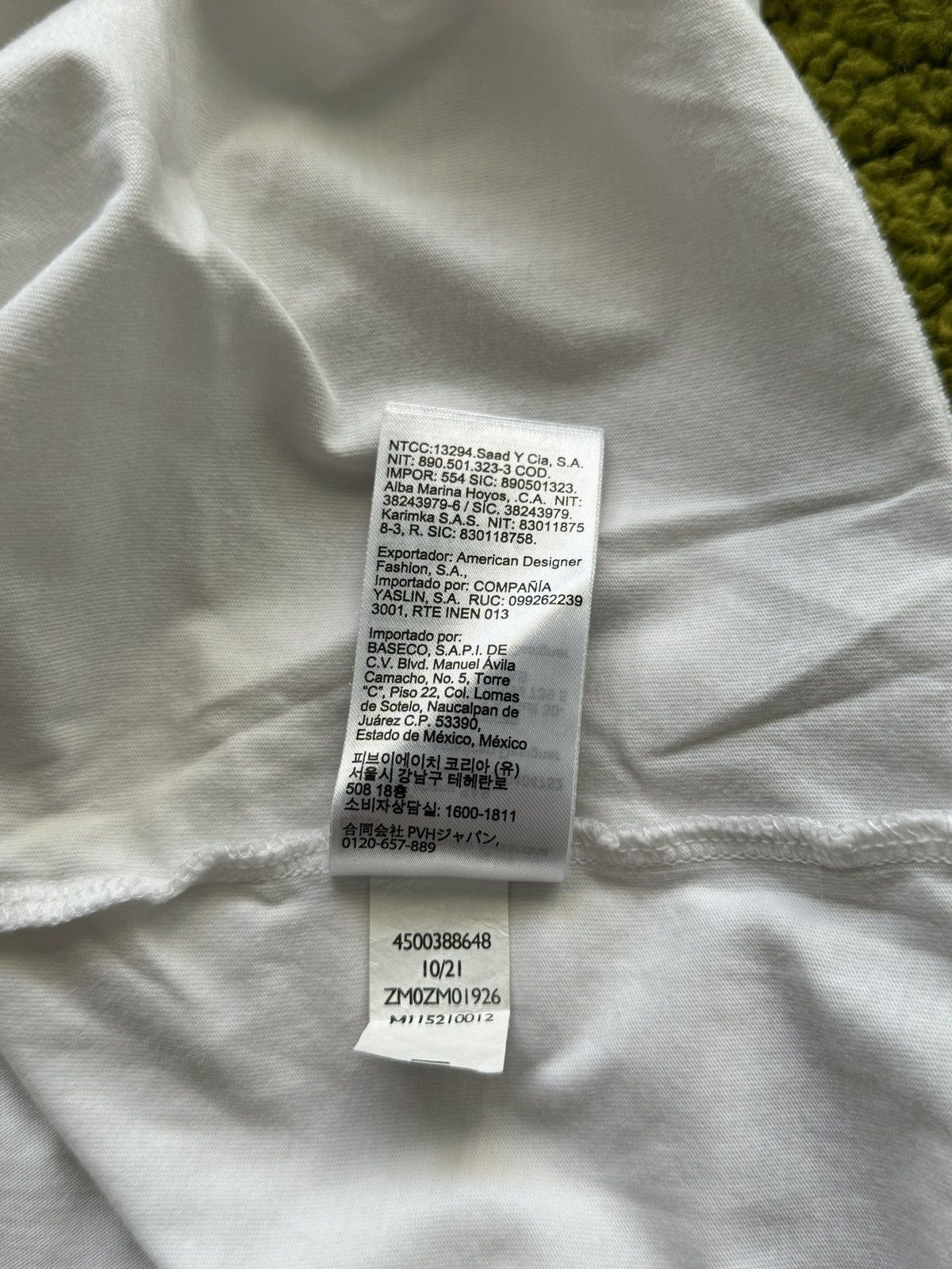 Calvin Klein × Designer Calvin Klein centre logo t-shirt Size XS / US 0-2 / IT 36-38 - 6 Thumbnail