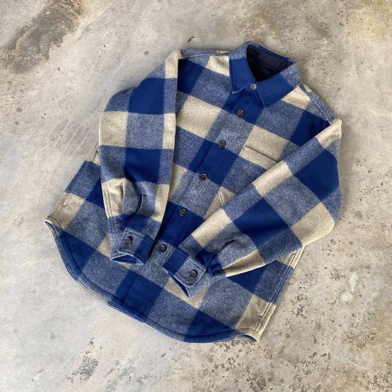 Japanese Brand GRUNGE PRISONER CHECKERED FLANNEL BY UNIQLO Size US M / EU 48-50 / 2 - 7 Thumbnail