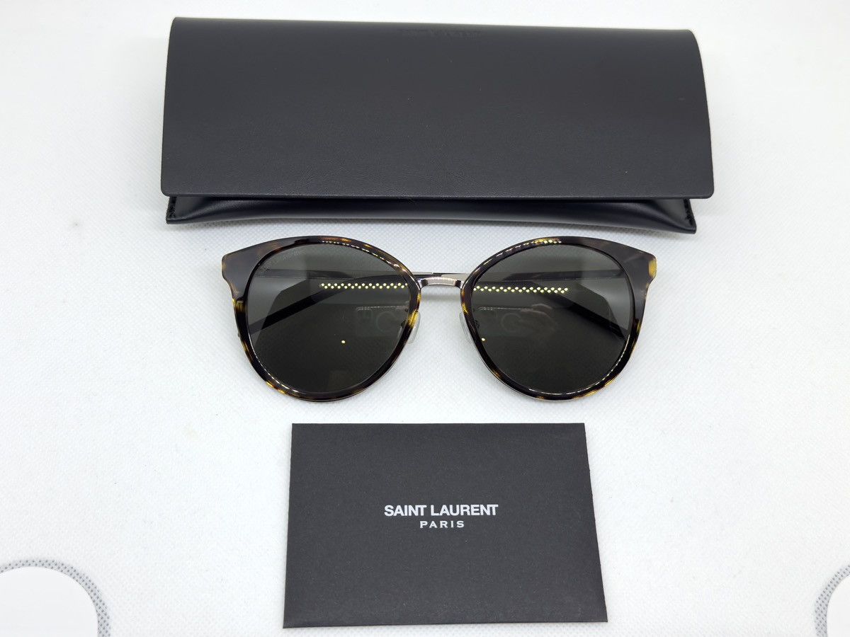 Vintage × Yves Saint Laurent SAINT LAURENT SL 446/F SLIM-002 55 Size ONE SIZE - 4 Thumbnail