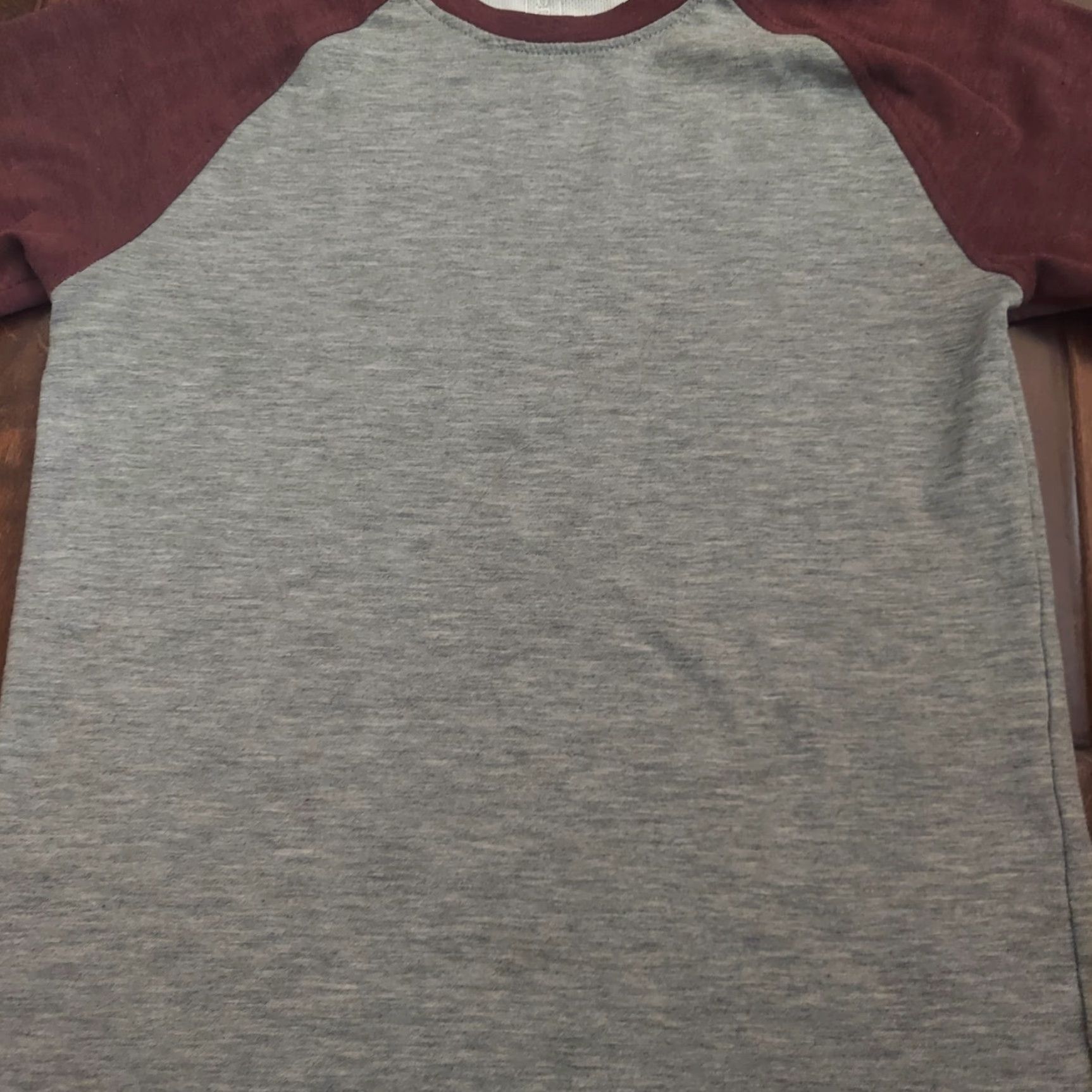 George George T-Shirt Mens XS Crew Neck Short Sleeve Maroon Gray All Seasons Breathable Regular Fall Winter Spring Summer VINTAGE: No Size US XS / EU 42 / 0 - 7 Thumbnail