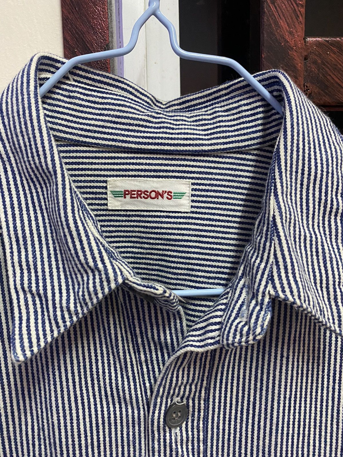 PERSON'S Vintage Person's Hickory Stripes Double Pocket Workers Size US XL / EU 56 / 4 - 7 Thumbnail