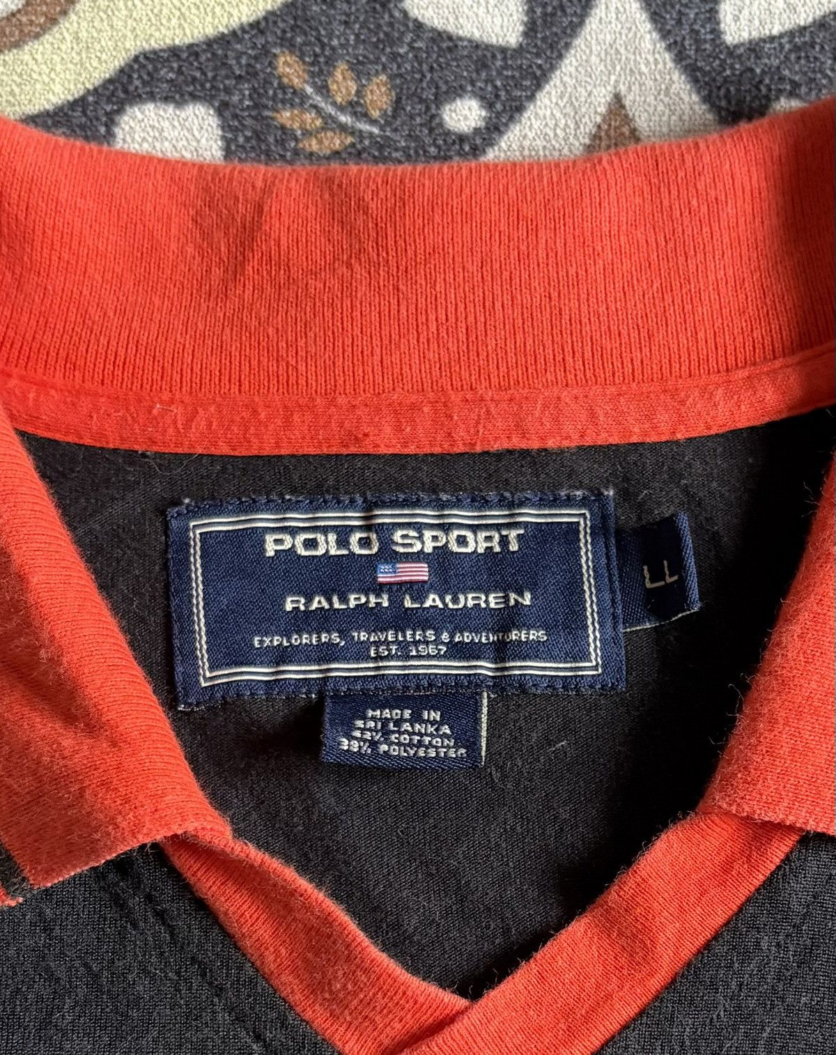 Polo Ralph Lauren × RRL Ralph Lauren × Ralph Lauren Vintage POLO SPORT RALPH LAUREN Striped Polo Tee Size US XL / EU 56 / 4 - 6 Thumbnail
