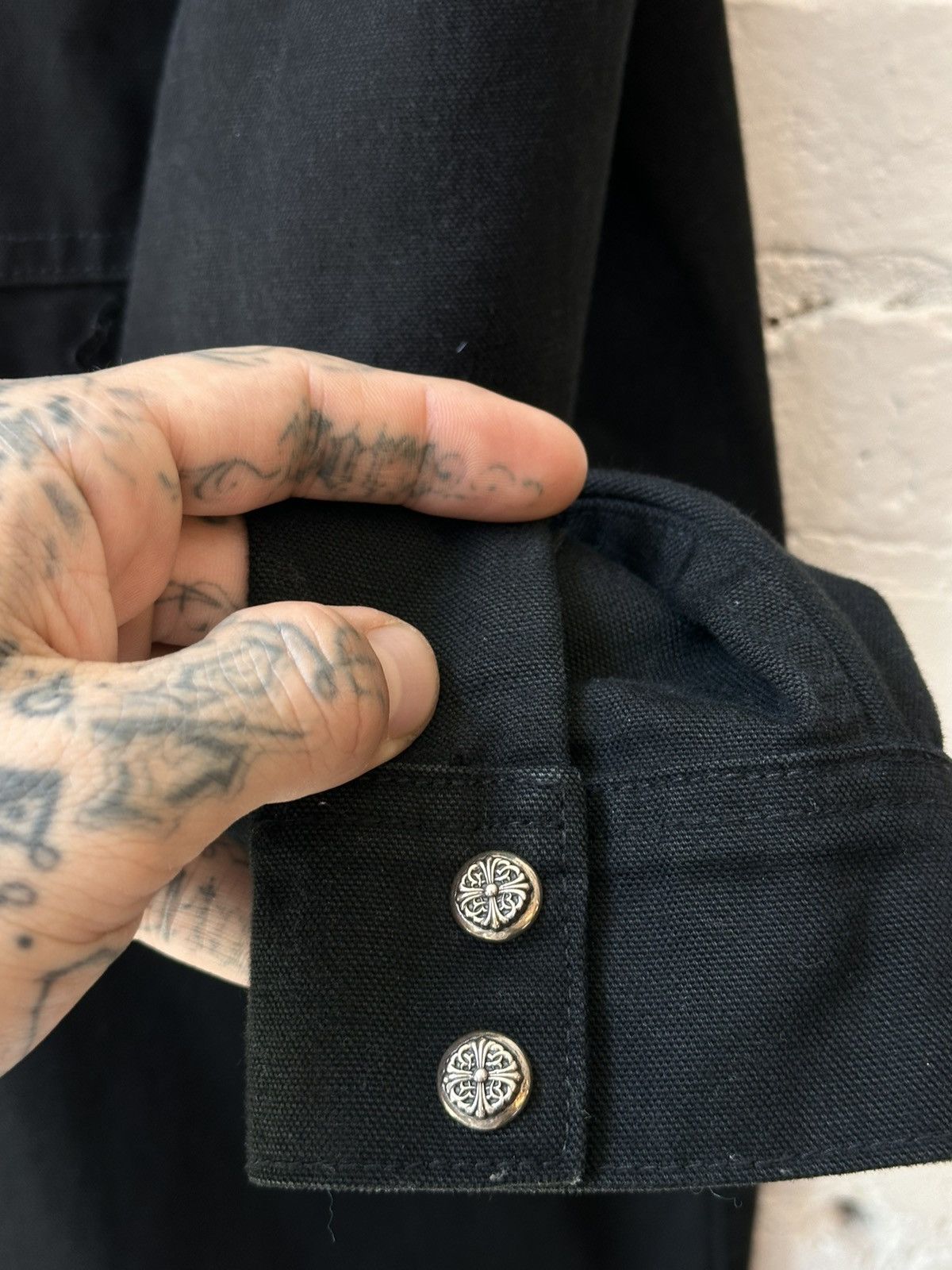 Chrome Hearts CHROME HEARTS DENIM PATCH JACKET 4GSELLER 1/1 Size US L / EU 52-54 / 3 - 5 Thumbnail