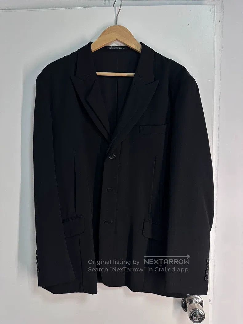 Yohji Yamamoto Yohji Yamamoto 21AW Double Collar Blazer jacket Size US M / EU 48-50 / 2 - 2 Thumbnail