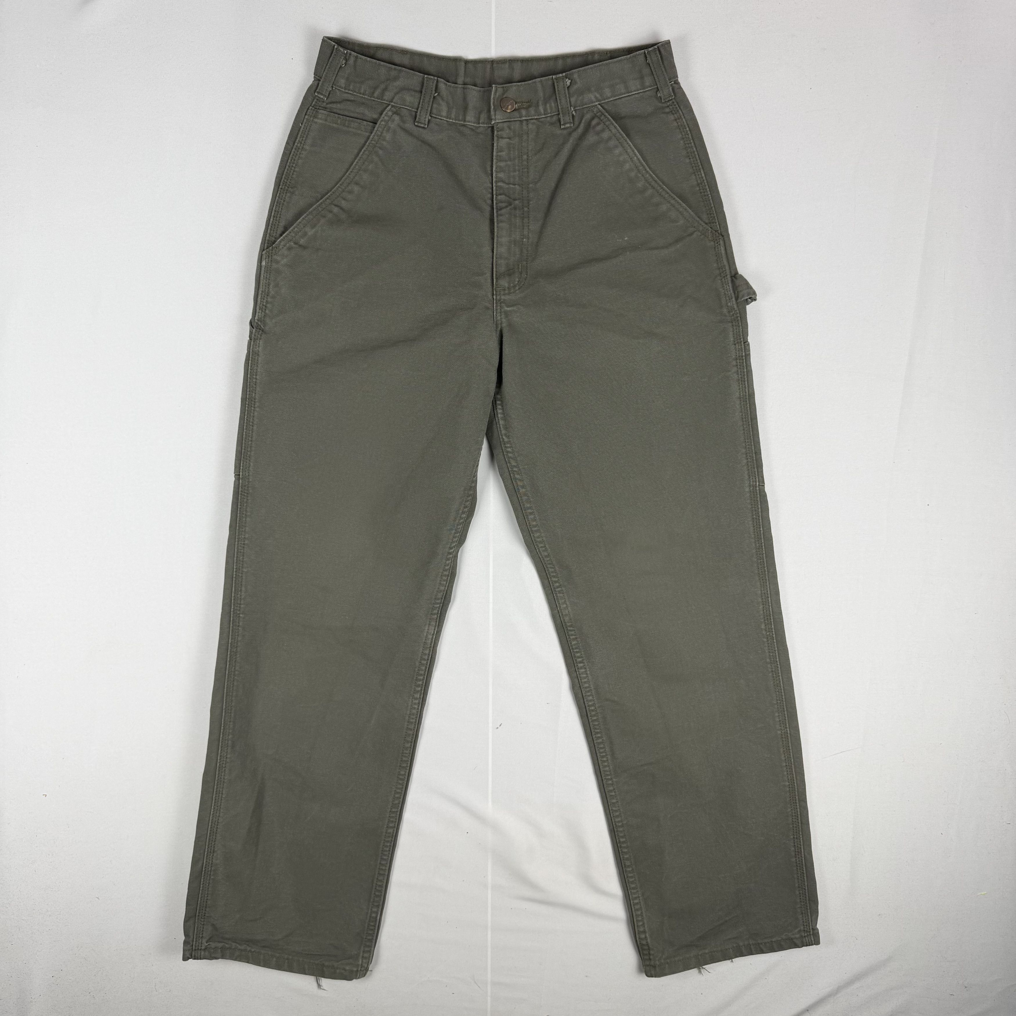 Carhartt Carhartt B11-MOS Carpenter Work Pants Olive 32x32 Size US 32 / EU 48 - 3 Thumbnail