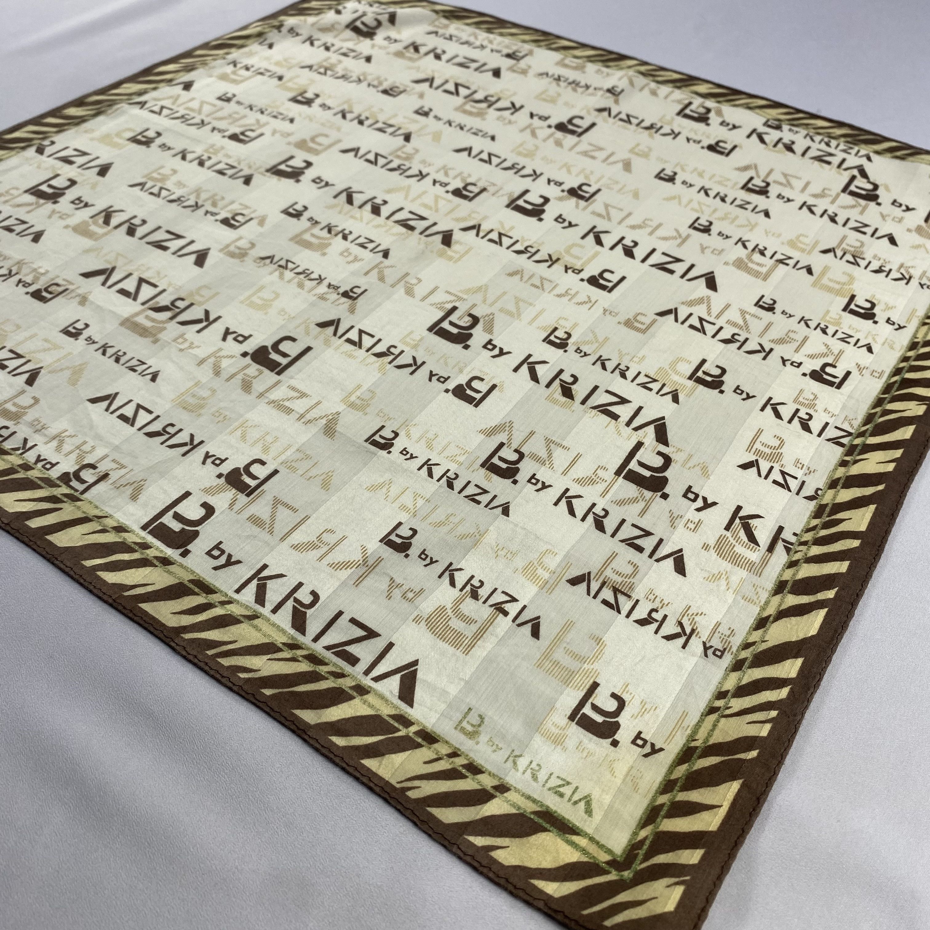Krizia Uomo × Vintage Krizia Uomo Bandana/ Handkerchief / Neckerchief-P1678 Size ONE SIZE - 2 Thumbnail