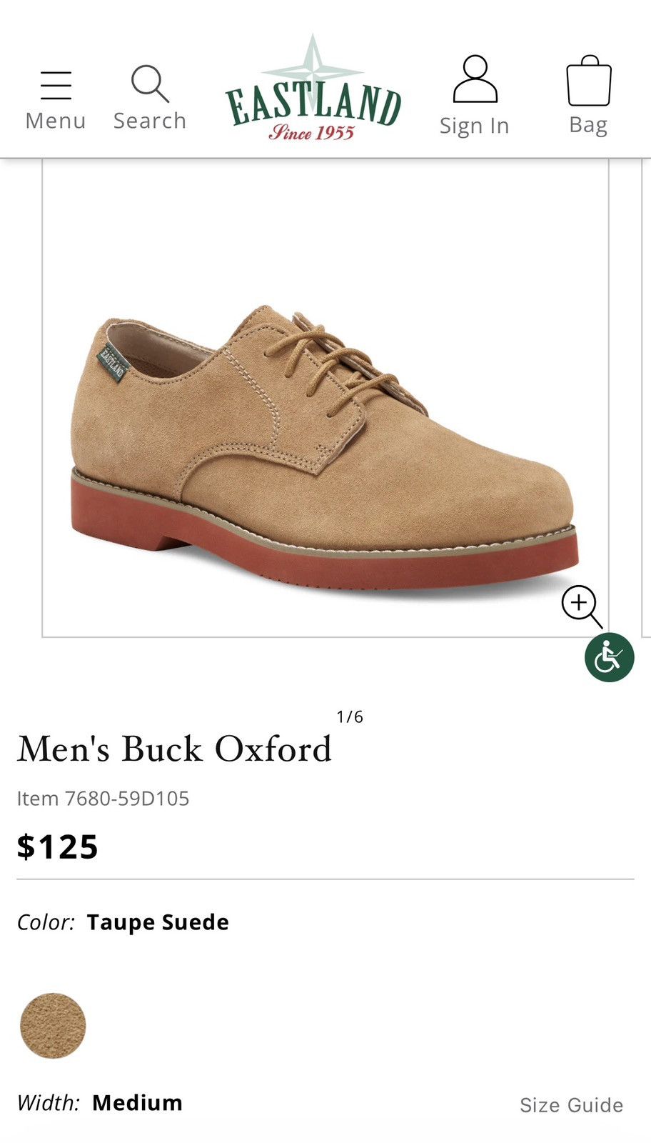 Eastland Eastland Buck Oxford 7680-59 Size US 14 / EU 47 - 8 Thumbnail