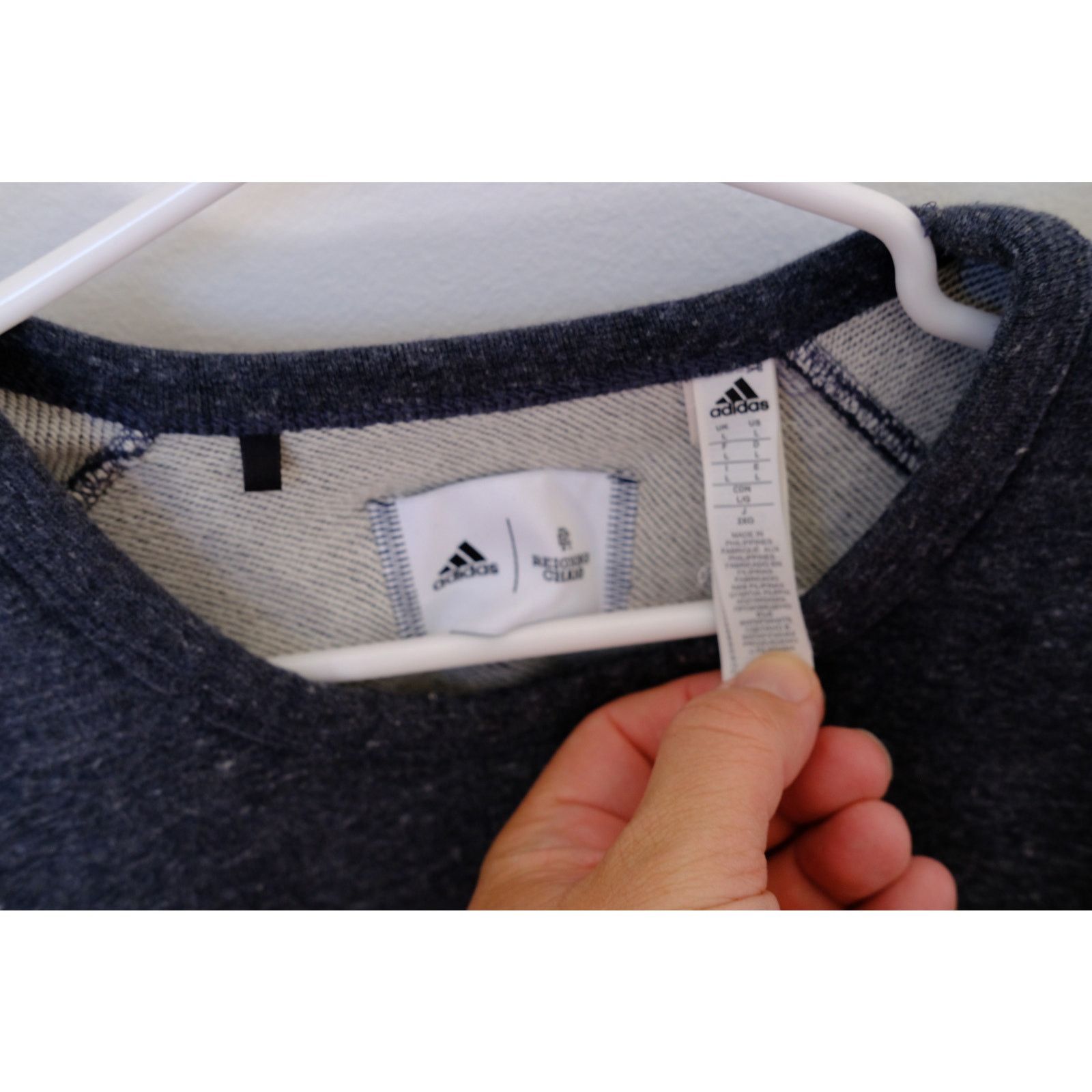 Adidas × Reigning Champ Adidas x Reigning Champ Crewneck Sweatshirt Navy Heather L Size US L / EU 52-54 / 3 - 3 Thumbnail