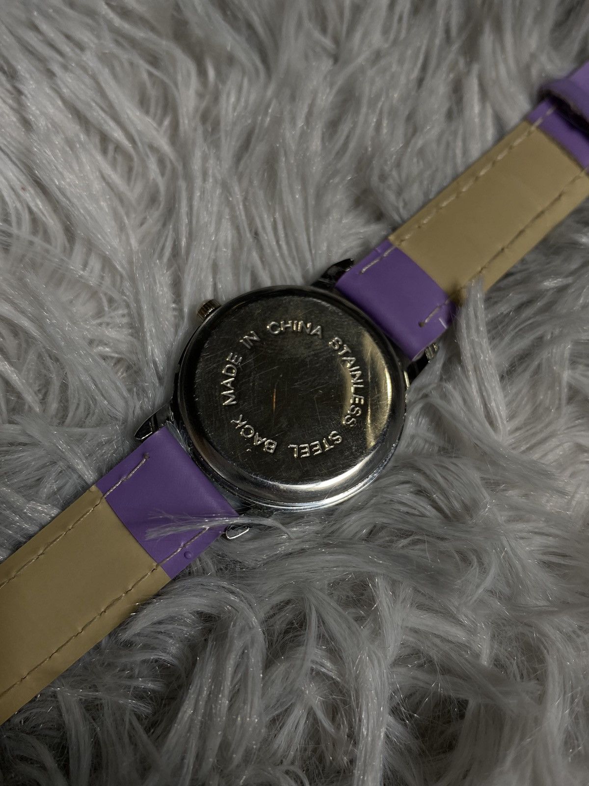 Japanese Brand × Jewelry × Vintage Hello Kitty Purple Watch | Work 100% | New Battery Installed Size ONE SIZE - 4 Thumbnail