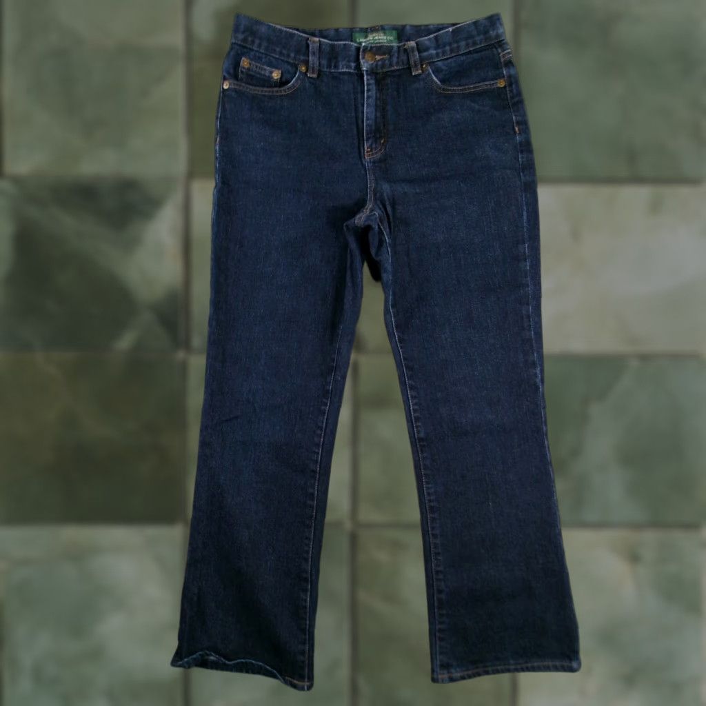 Vintage Lauren Jeans Women 6 Blue Classic Bootcut Dark Wash Capsule Causal Ralph LRL Size 28" / US 6 / IT 42 - 1 Thumbnail