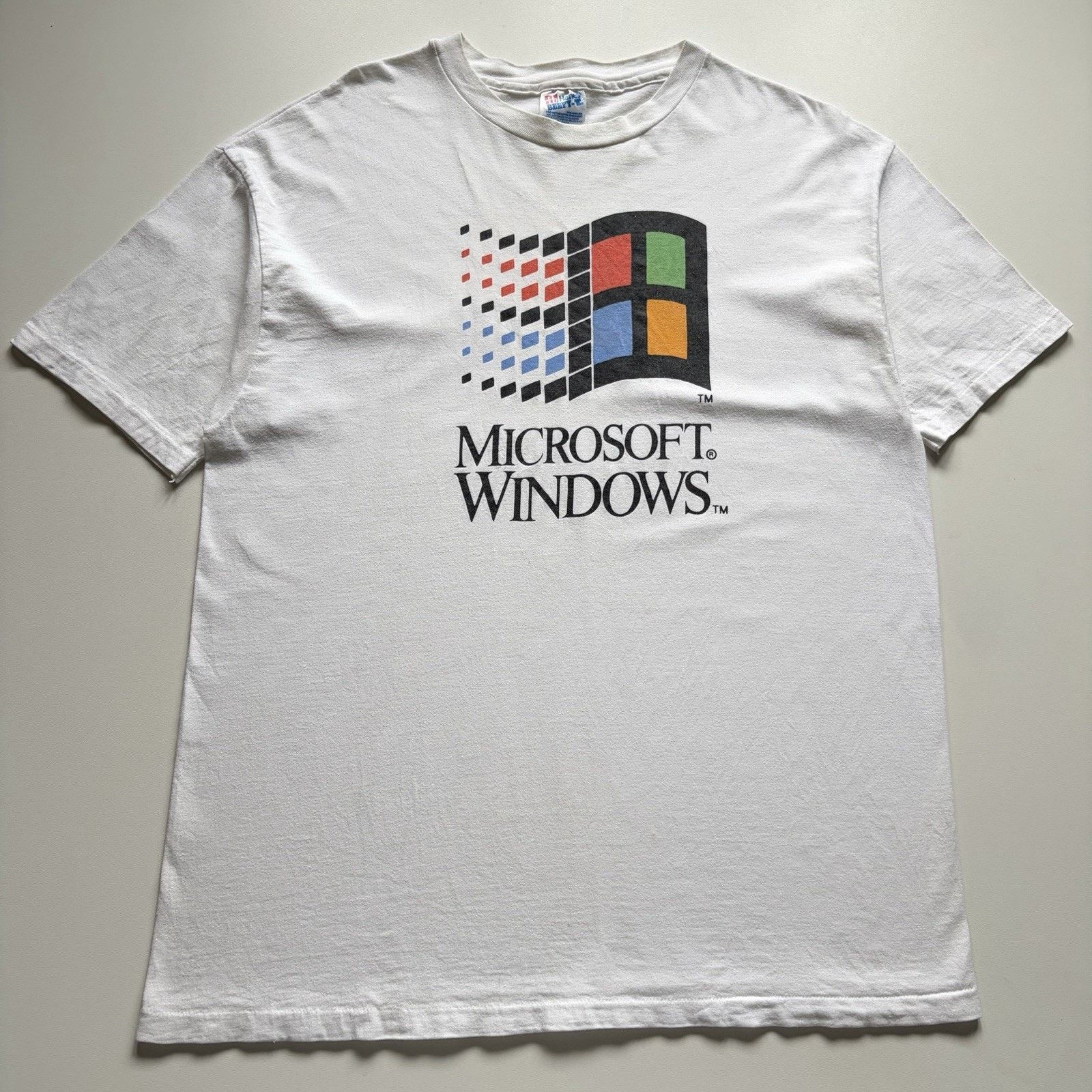 Microsoft × Vintage Vintage 00s MICROSOFT WINDOWS T Shirt Promo 